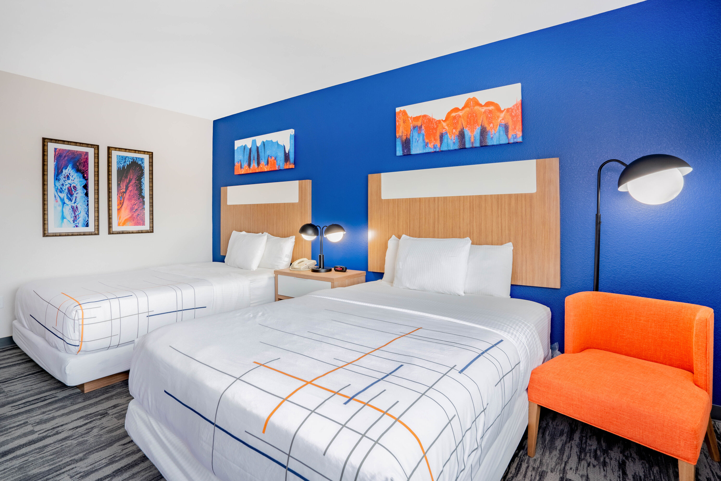 Guest room at the La Quinta Inn & Suites by Wyndham Katy in Katy, Texas