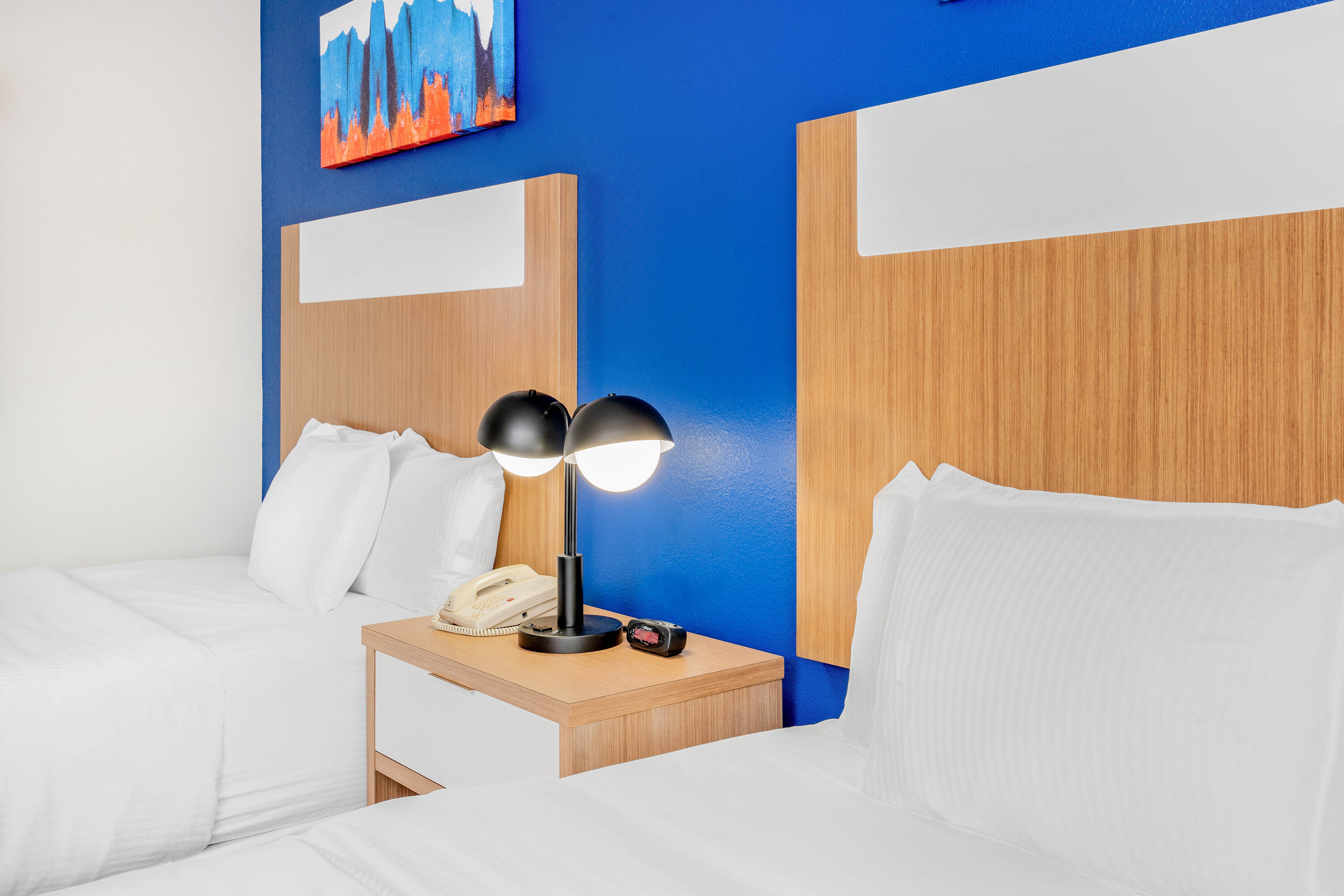 Guest room feature at the La Quinta Inn & Suites by Wyndham Katy in Katy, Texas