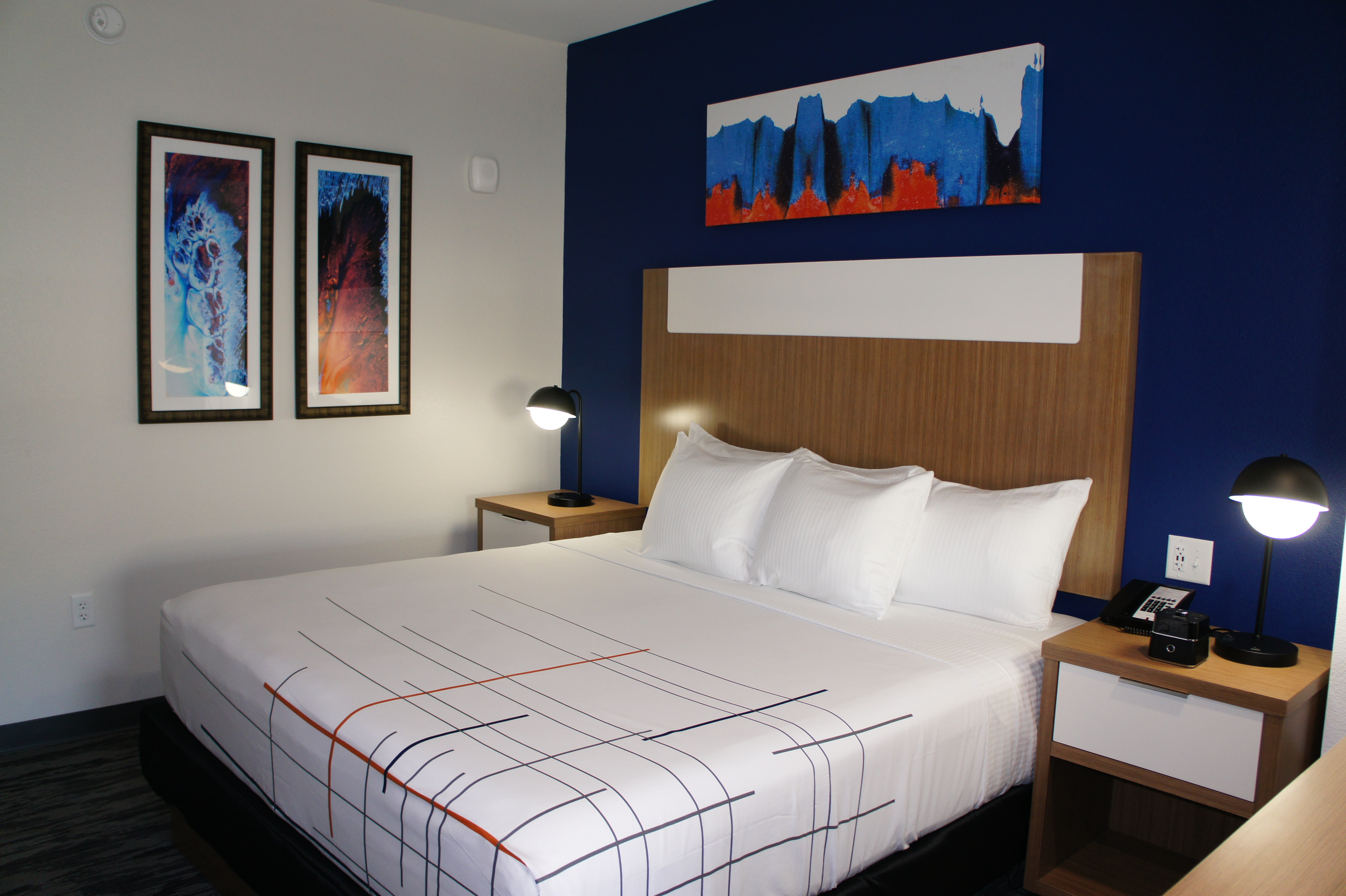 Guest room at the La Quinta Inn & Suites by Wyndham Katy in Katy, Texas