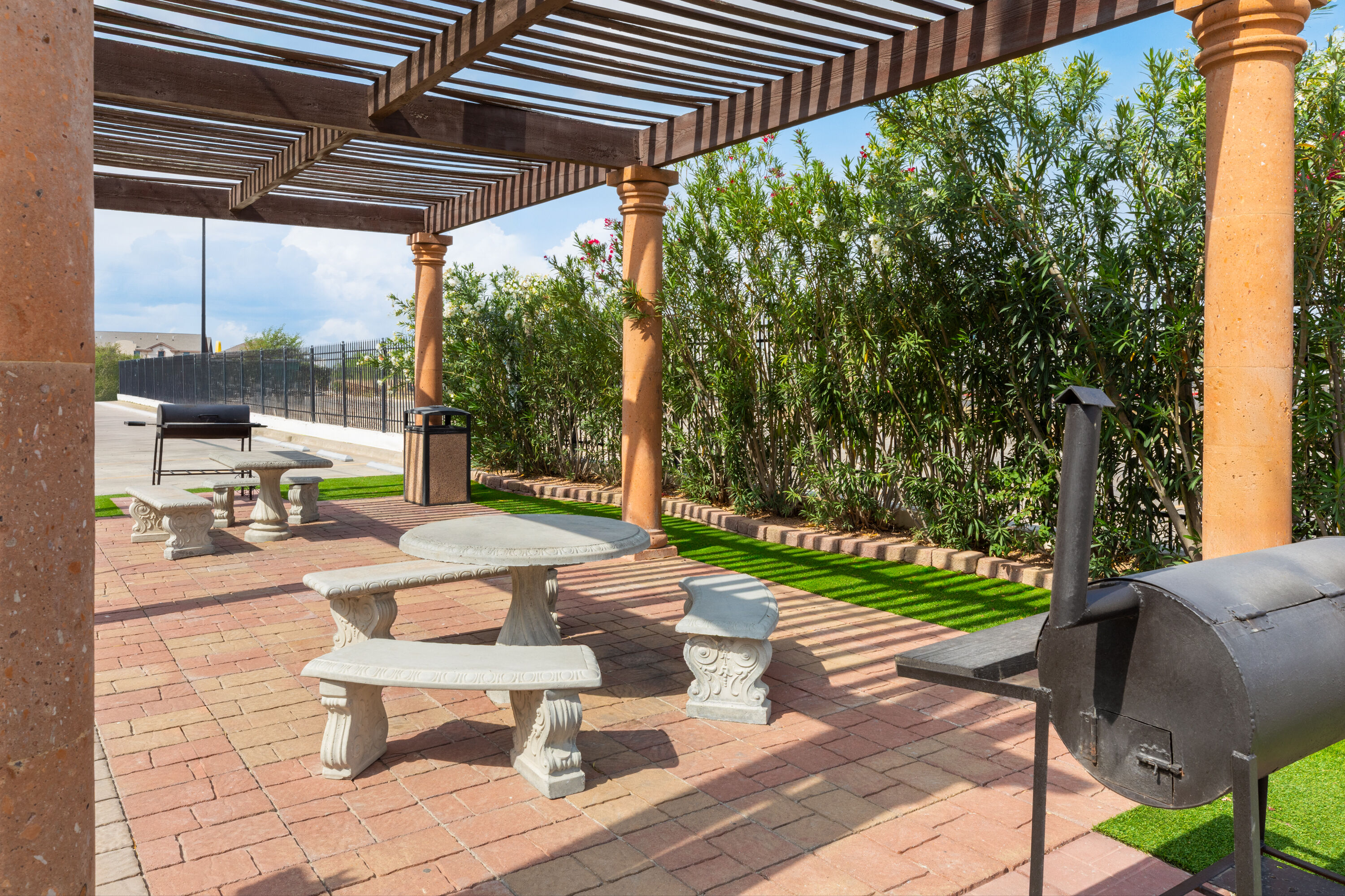 BBQ grill at La Quinta Inn & Suites by Wyndham Laredo Airport in Laredo, Texas