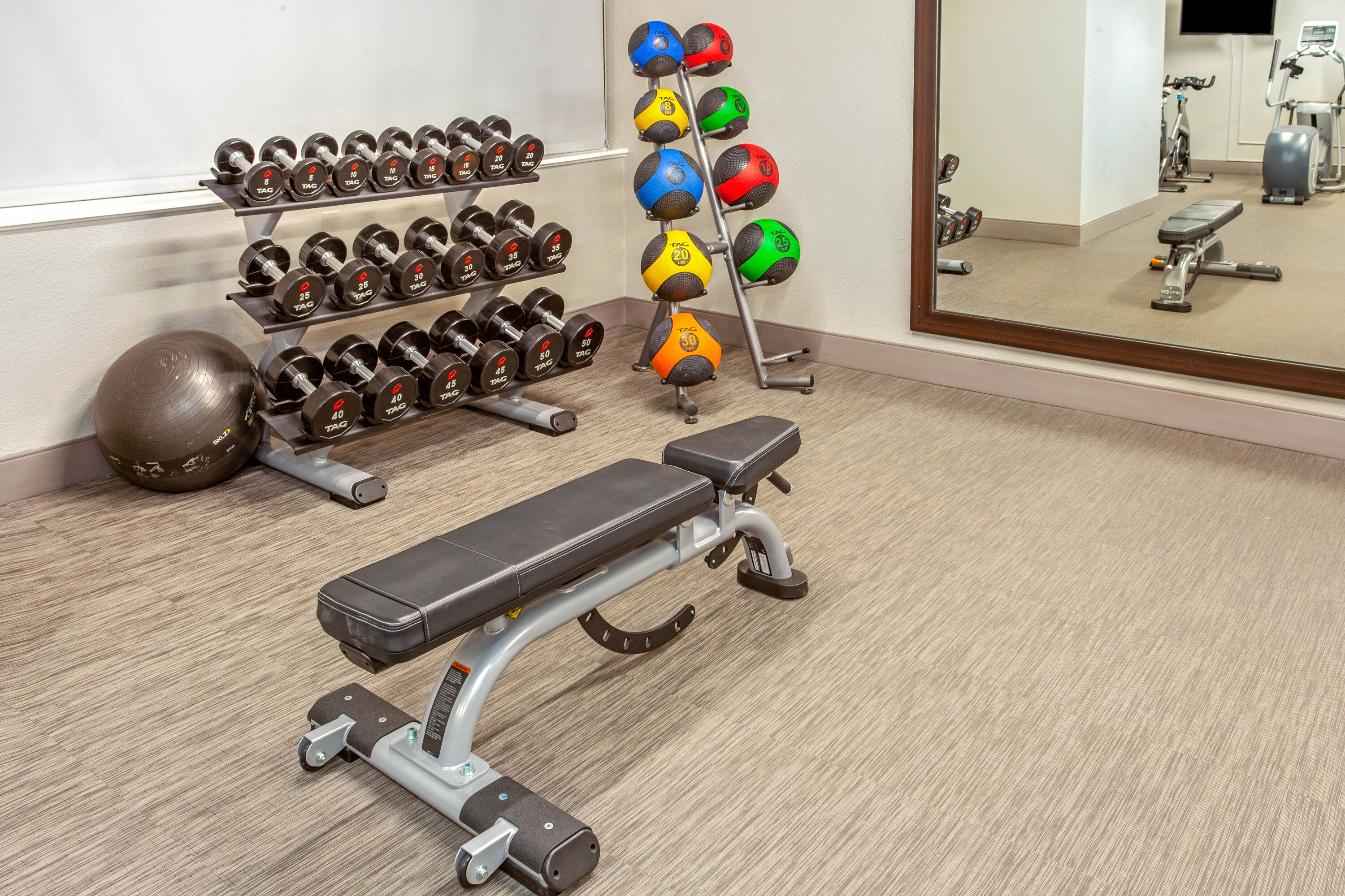 Fitness room at La Quinta Inn & Suites by Wyndham Lubbock West Medical Centr in Lubbock, Texas