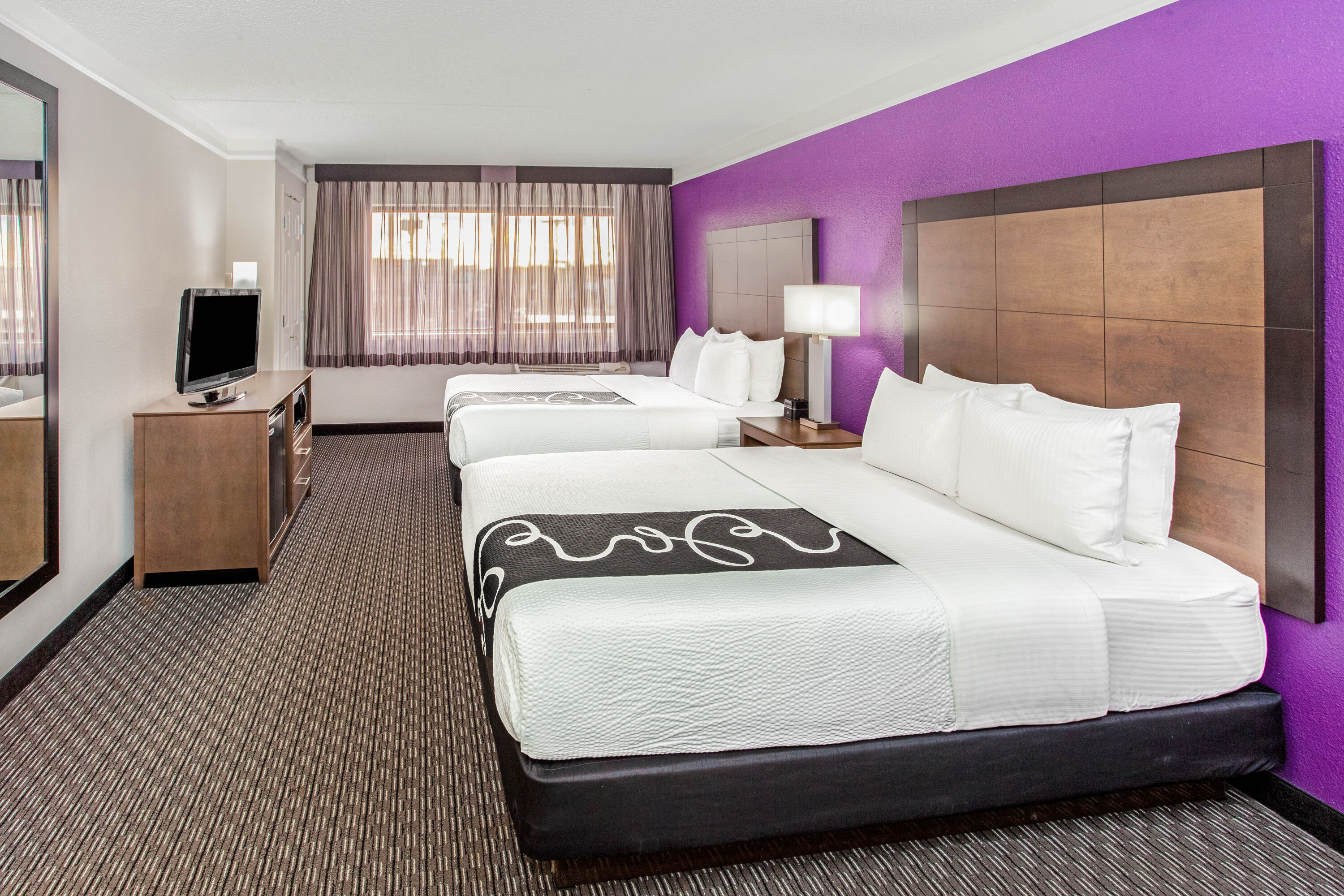 Guest room at the La Quinta Inn & Suites by Wyndham Lubbock West Medical Centr in Lubbock, Texas