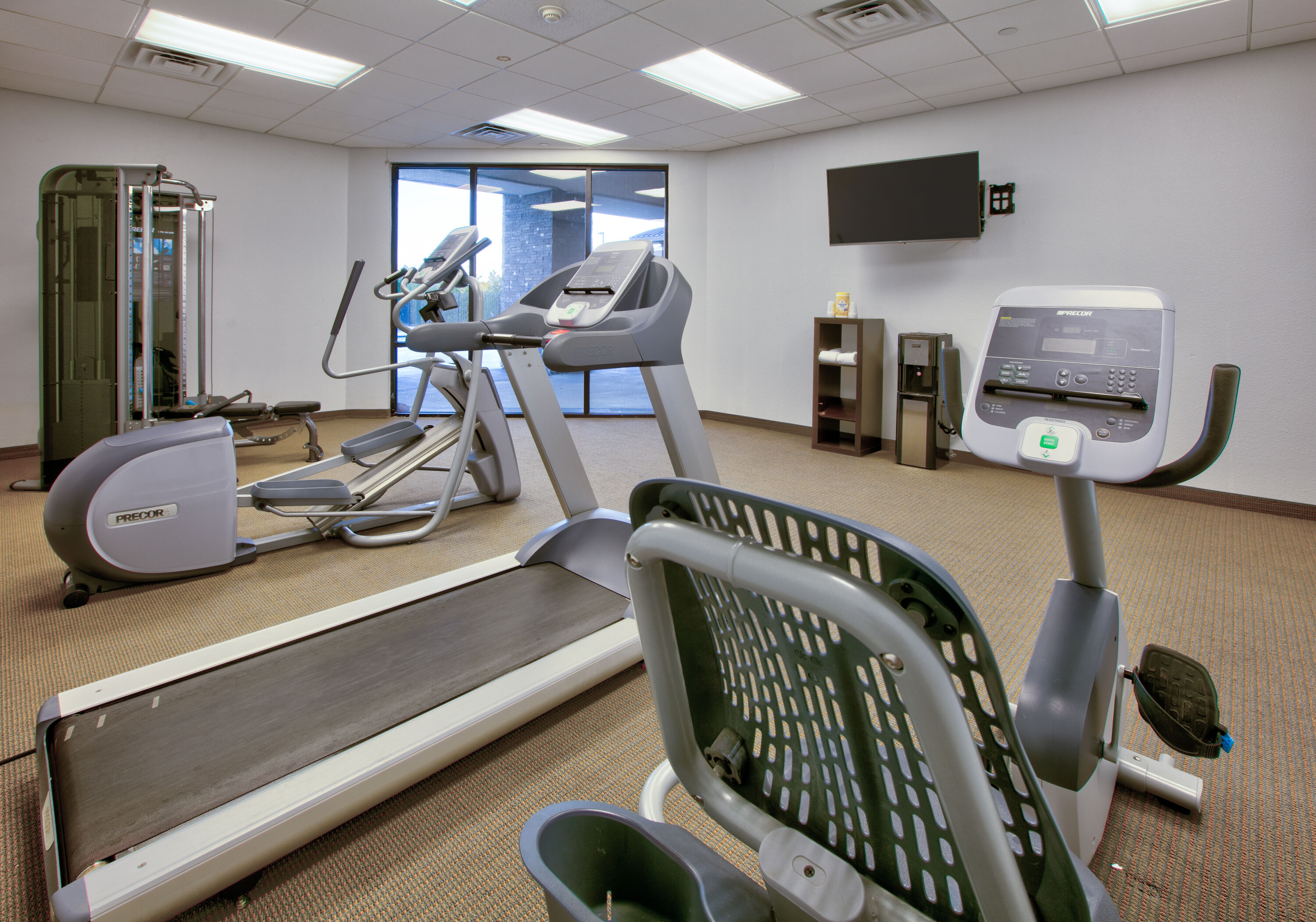 Fitness room at La Quinta Inn & Suites by Wyndham Lubbock Southwest in Lubbock, Texas
