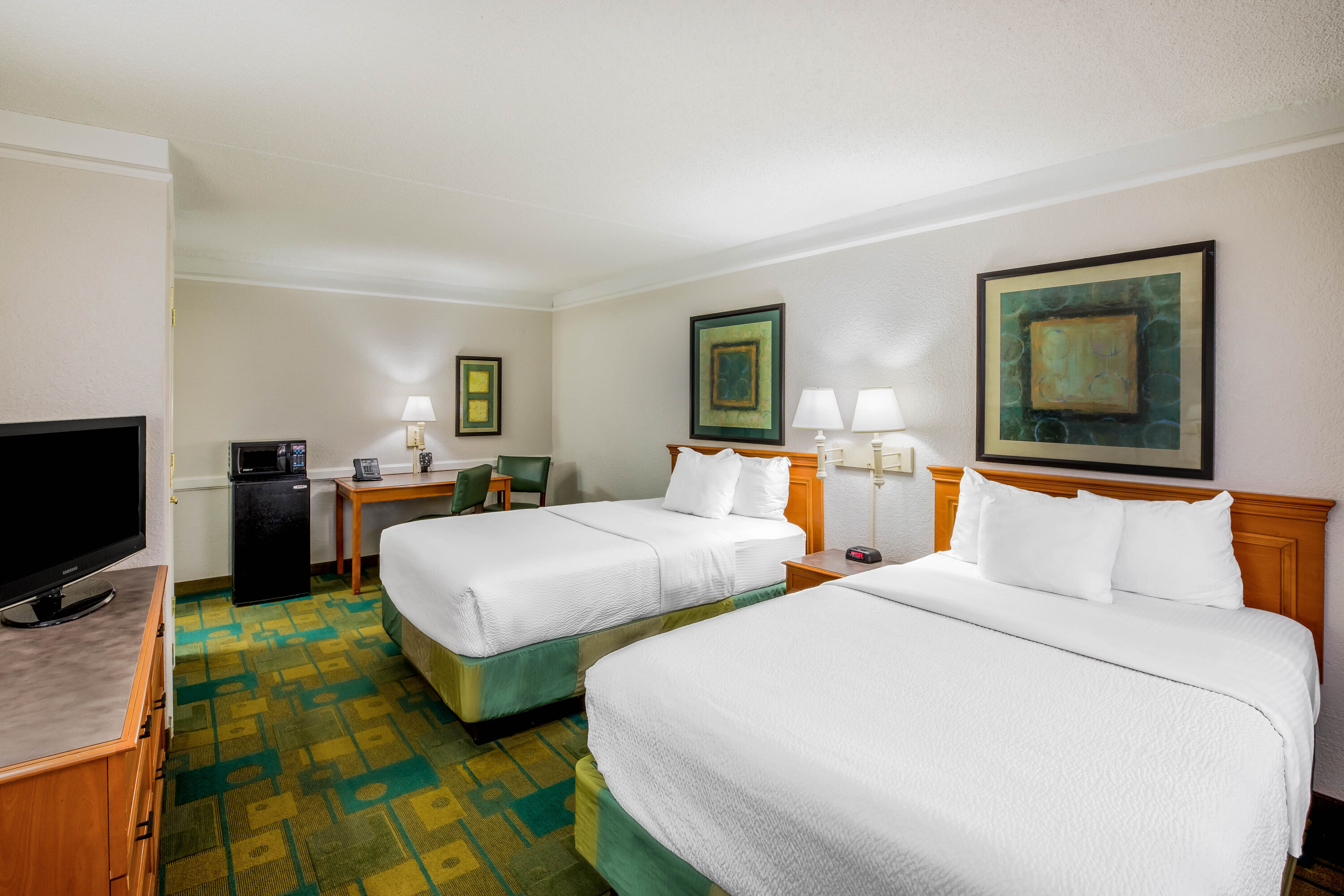 Guest room at the La Quinta Inn by Wyndham Lufkin in Lufkin, Texas