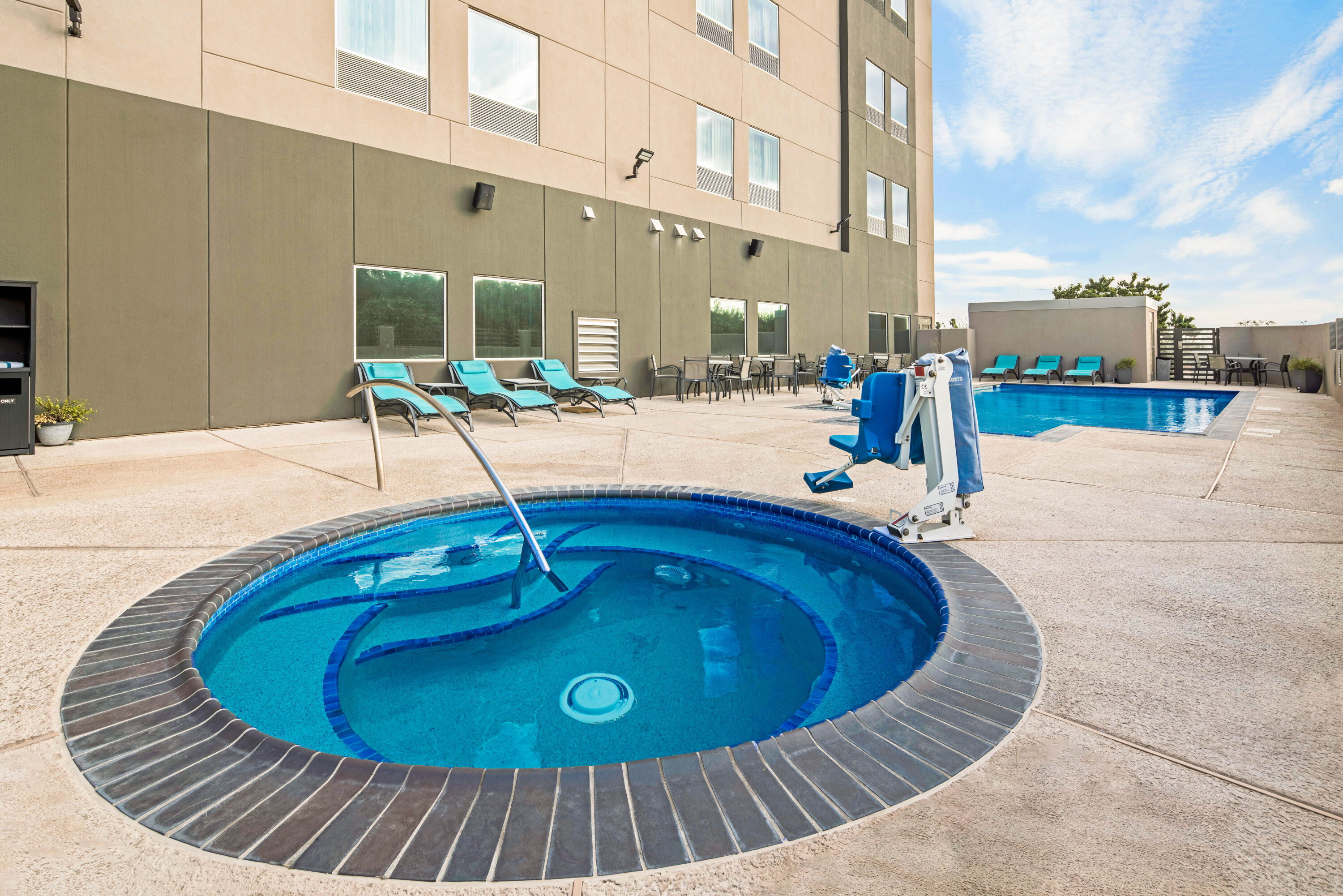 Pool at the La Quinta Inn & Suites by Wyndham McAllen La Plaza Mall in McAllen, Texas
