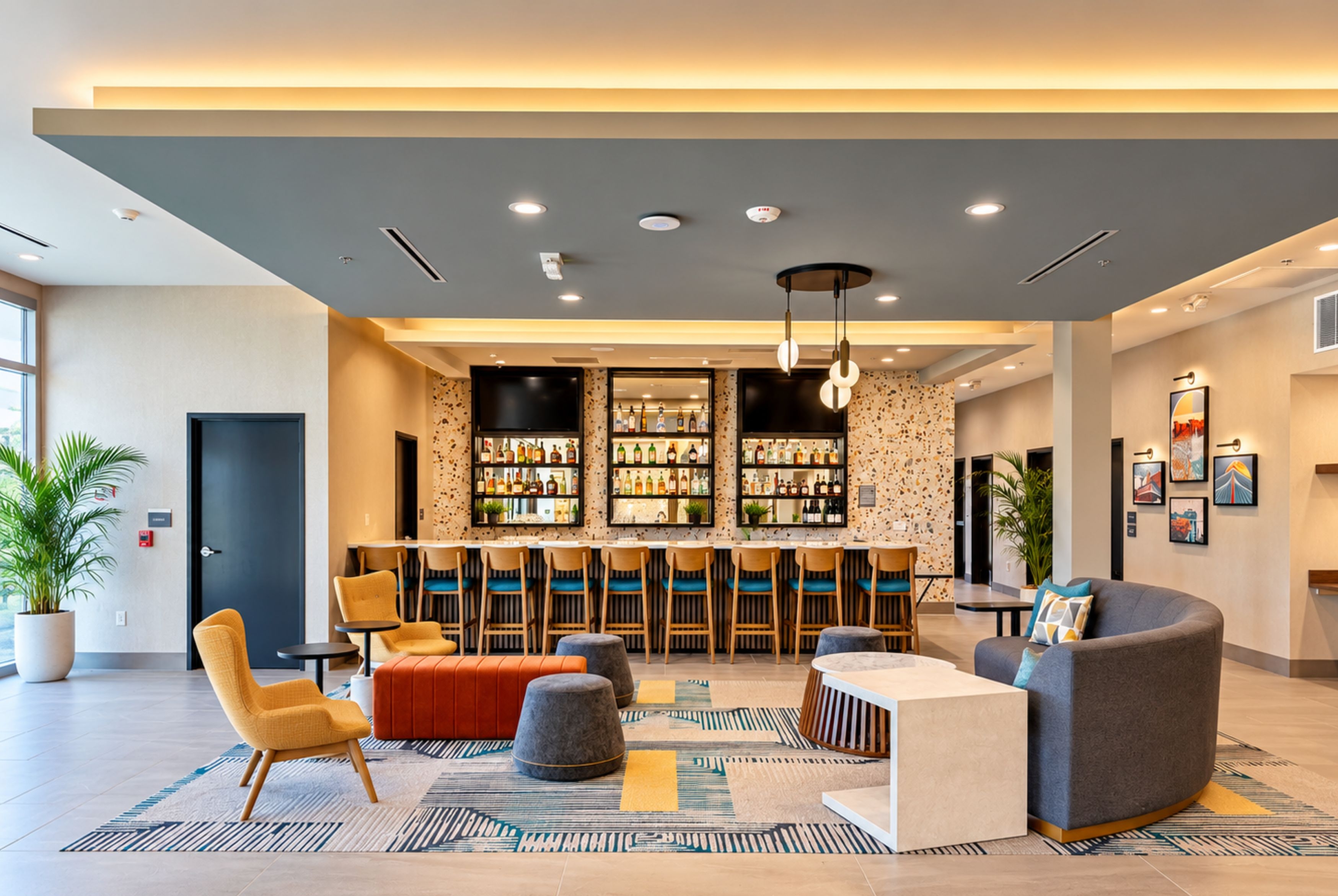 Bar at La Quinta Inn and Suites by Wyndham Central McKinney in Mckinney, Texas