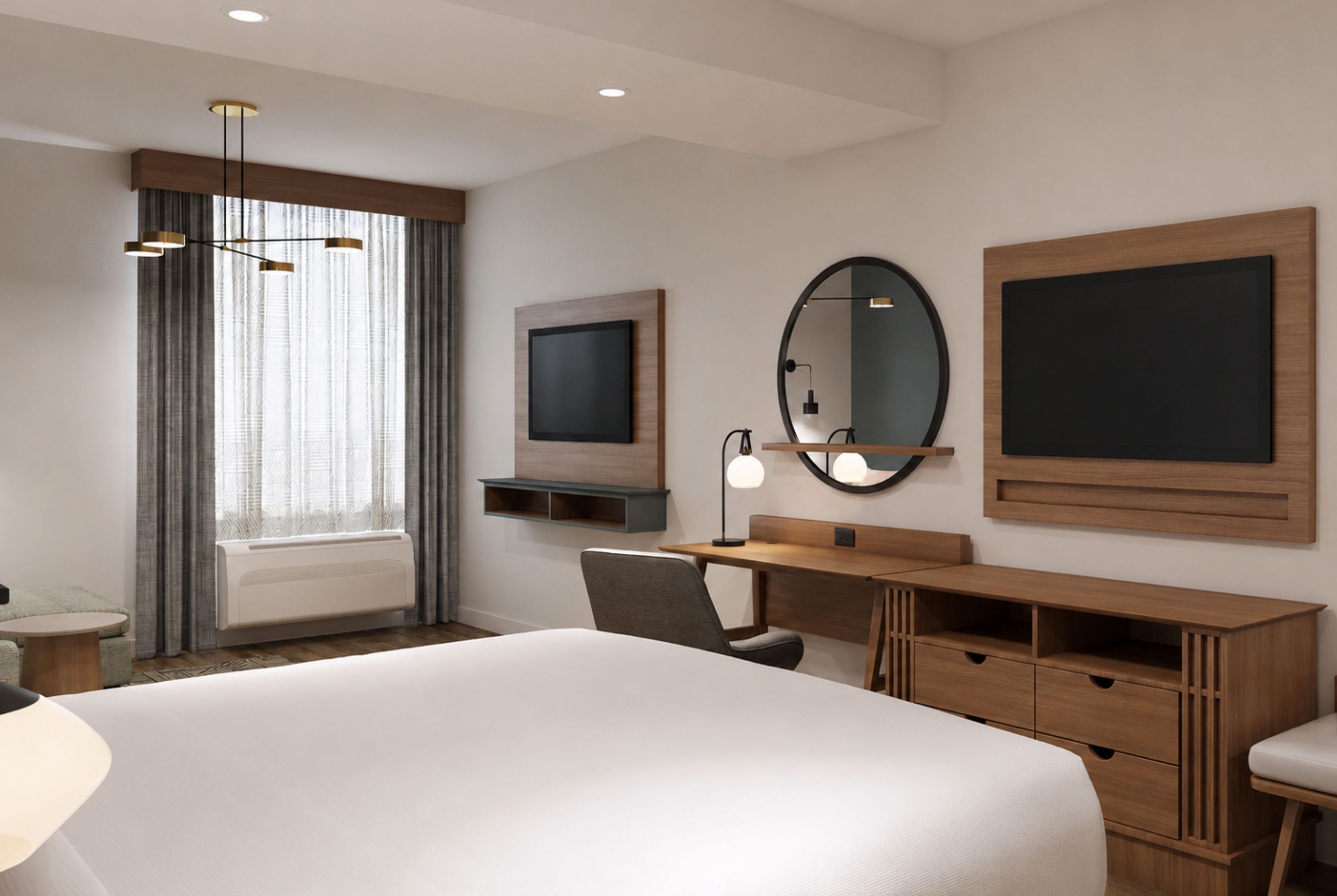 Guest room at the La Quinta Inns and Suites by Wyndham Central McKinney in Mckinney, Texas