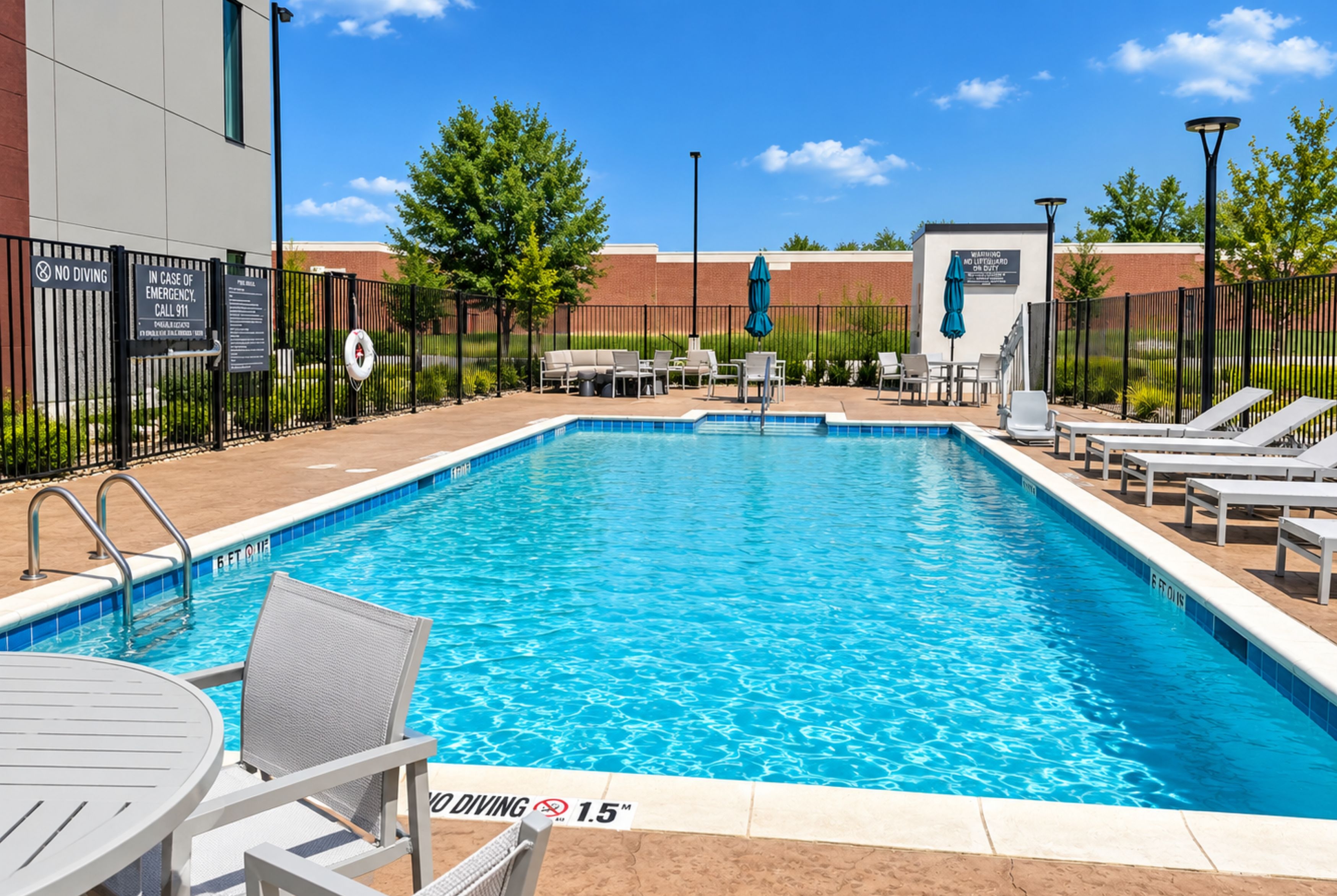Pool at the La Quinta Inn and Suites by Wyndham Central McKinney in Mckinney, Texas
