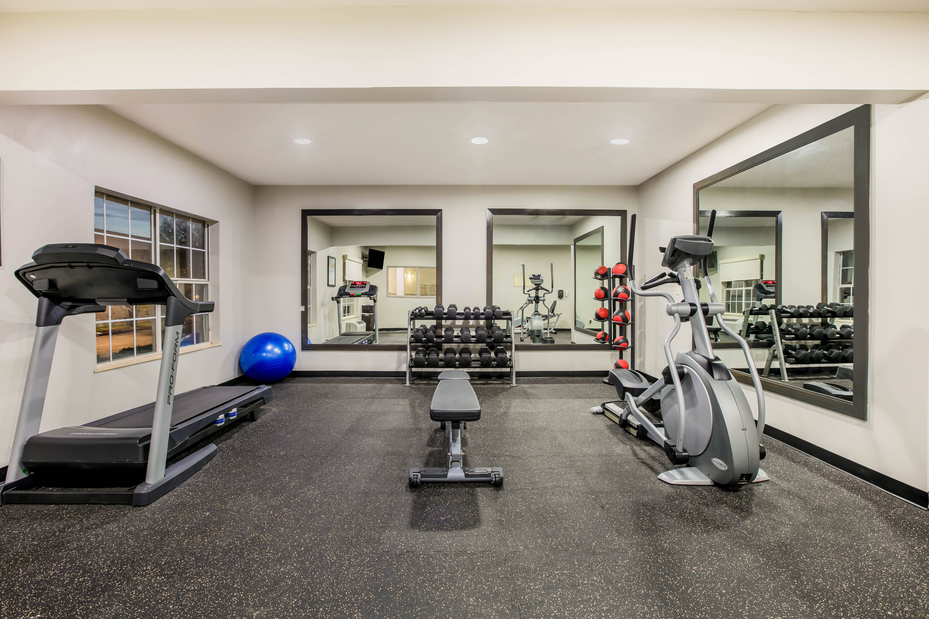Fitness room at La Quinta Inn & Suites by Wyndham Dallas Mesquite in Mesquite, Texas