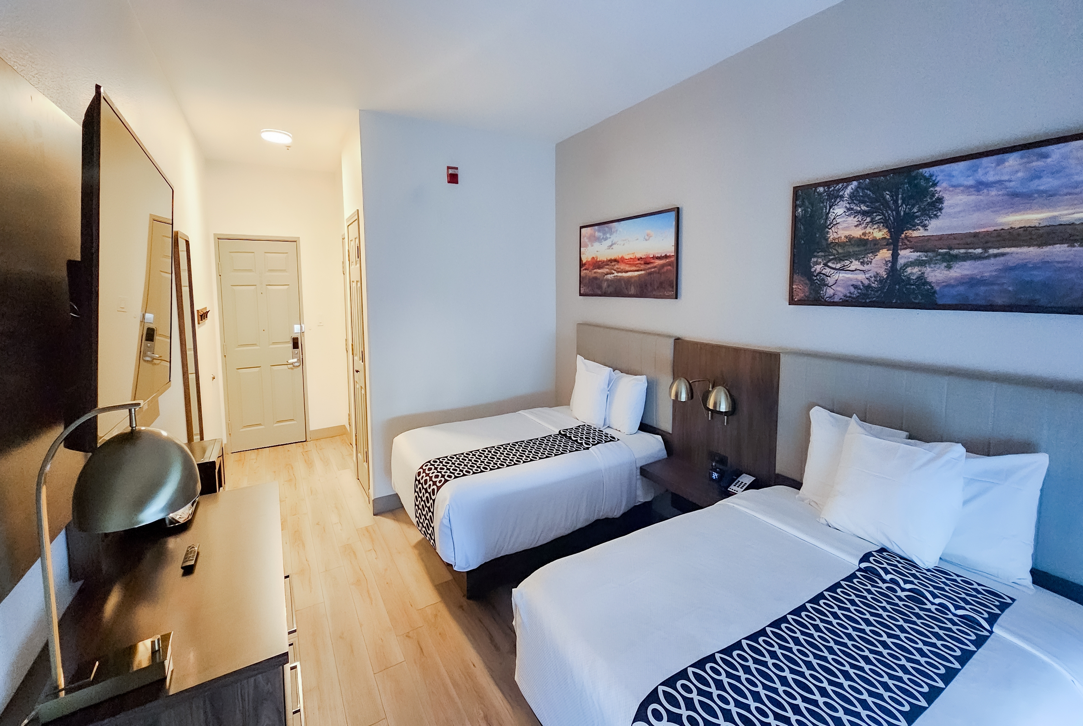 Guest room at the La Quinta Inn & Suites by Wyndham Dallas Mesquite in Mesquite, Texas