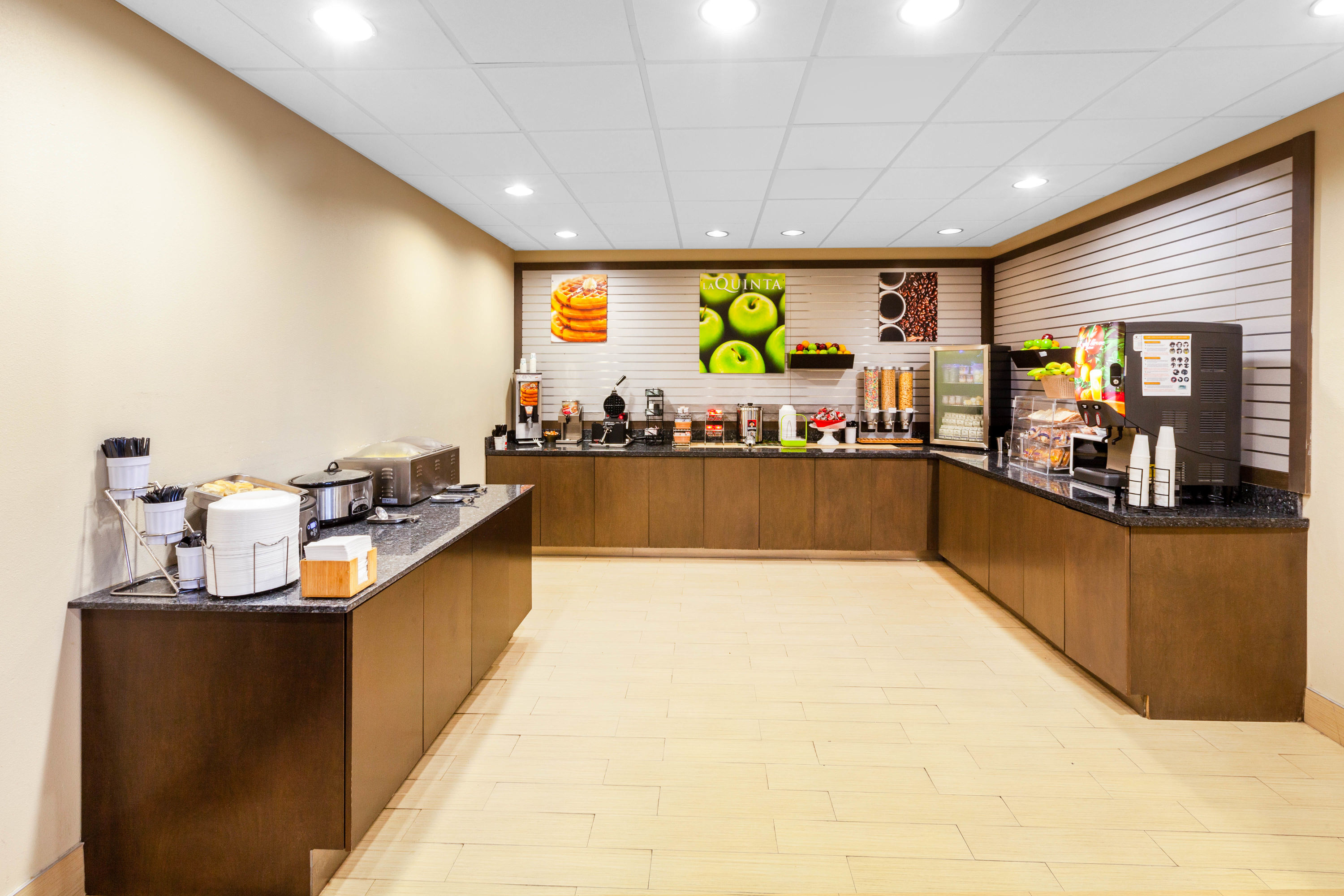 Free breakfast at La Quinta Inn & Suites by Wyndham Midland North in Midland, Texas