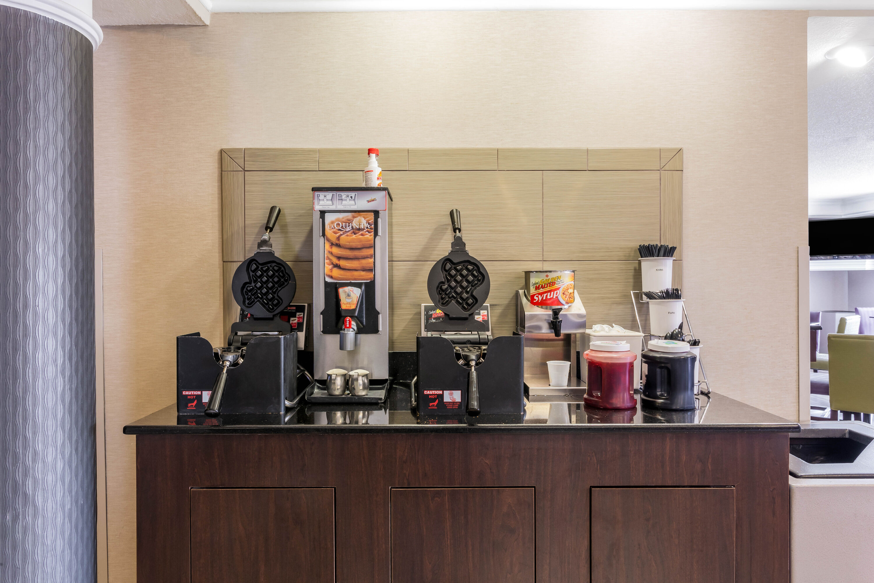 Free breakfast at La Quinta Inn by Wyndham Odessa in Odessa, Texas