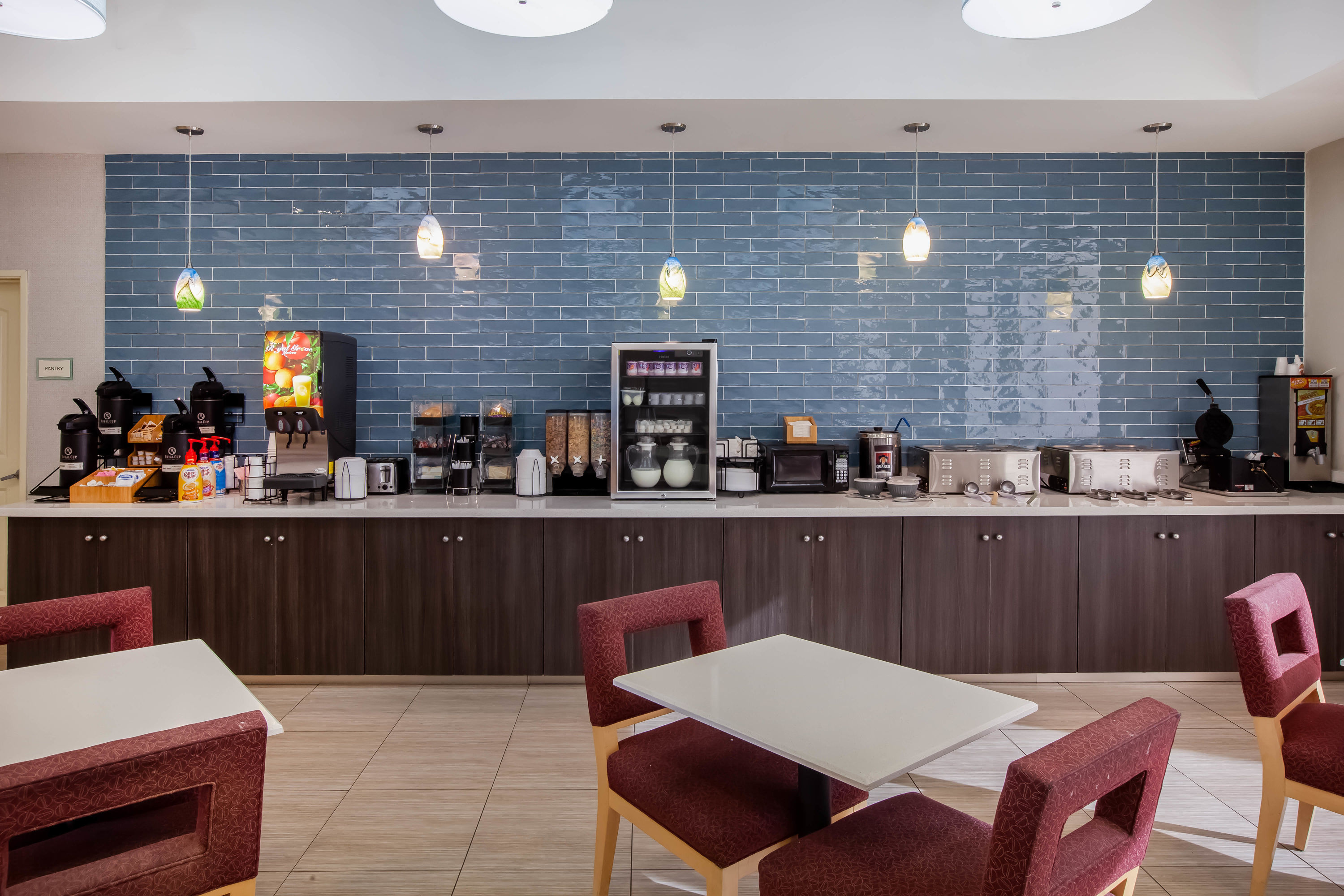 Free breakfast at La Quinta Inn & Suites by Wyndham Odessa North in Odessa, Texas