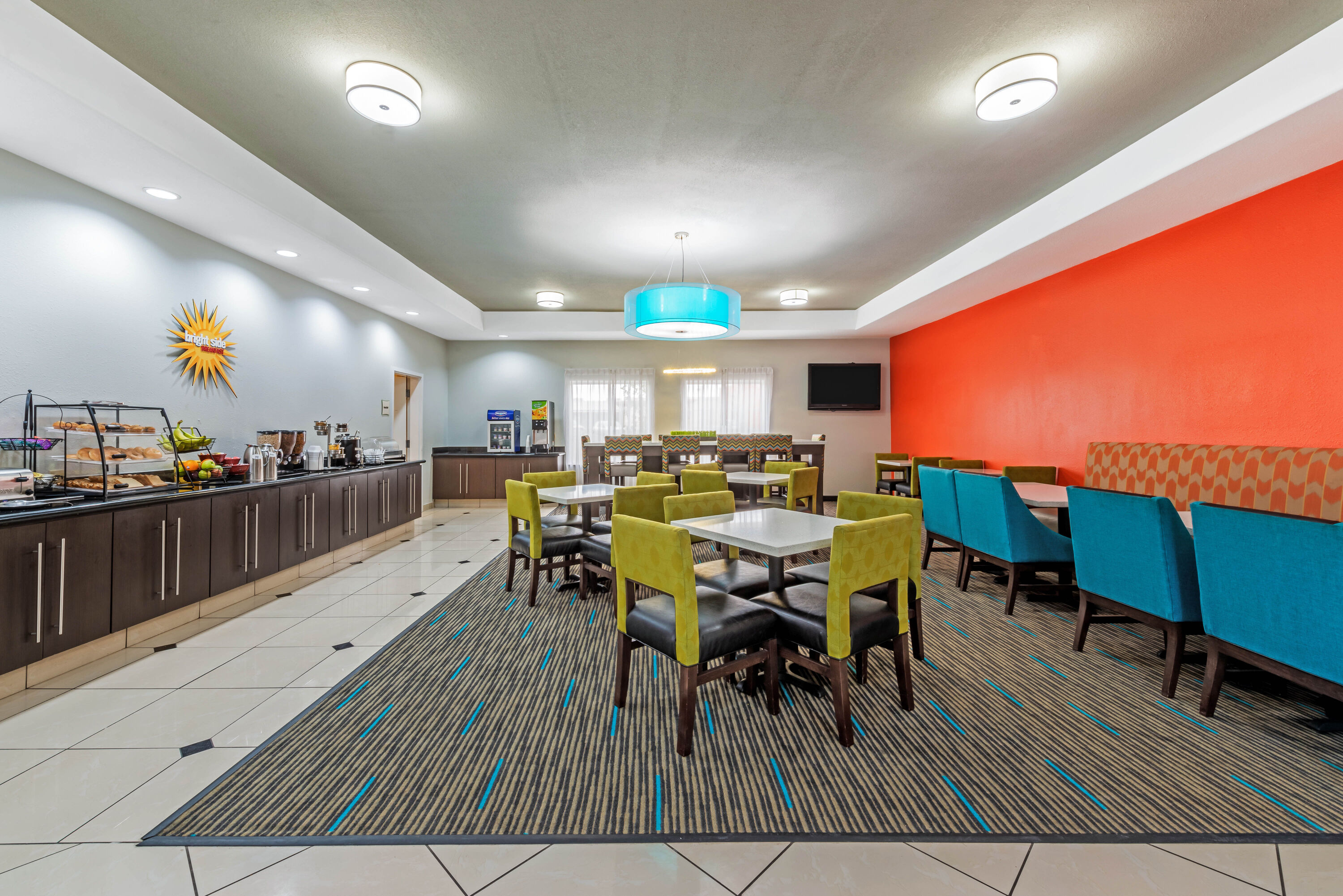 Free breakfast at La Quinta Inn & Suites by Wyndham Orange in Orange, Texas