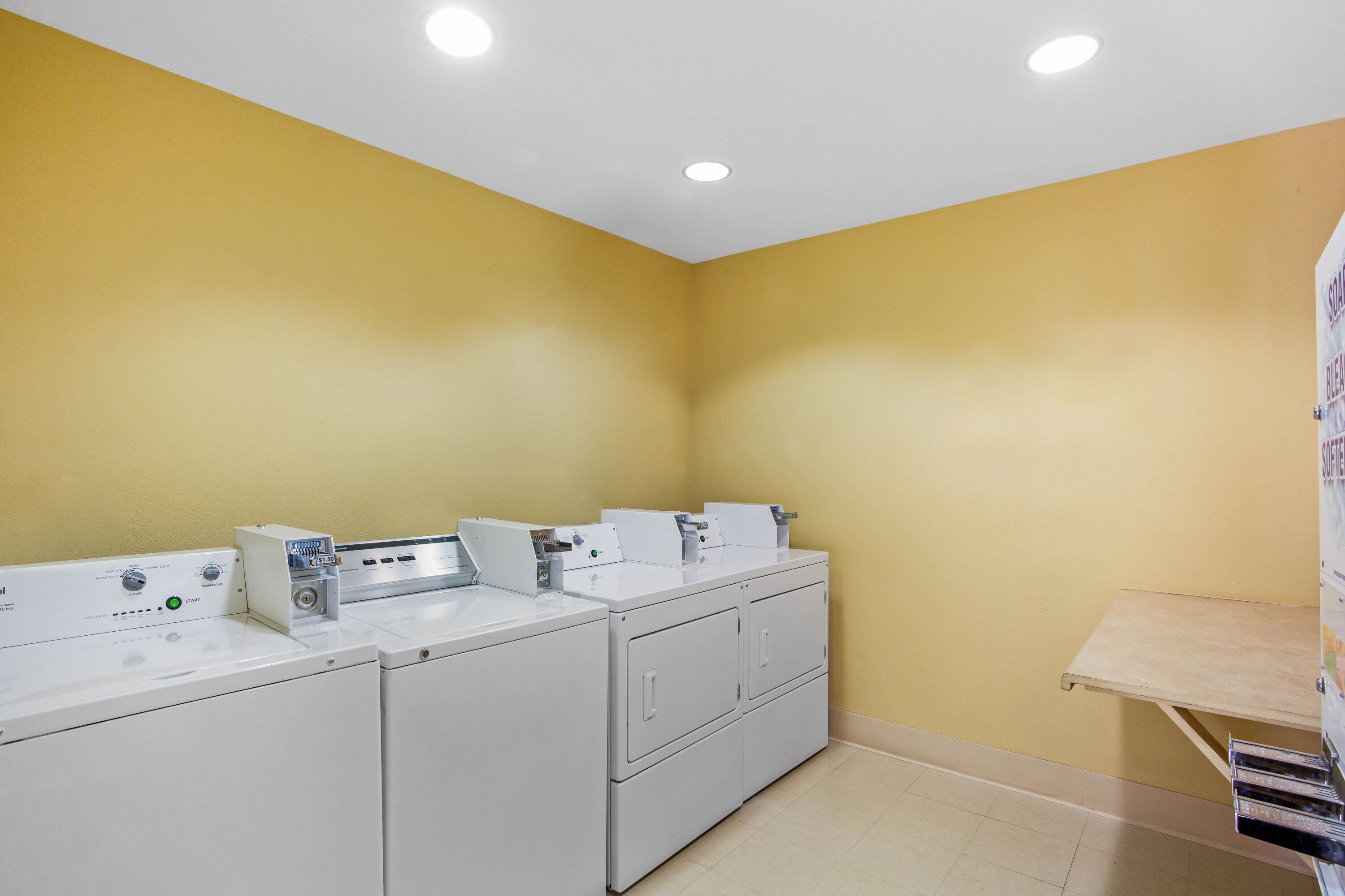 Laundry facilities at La Quinta Inn & Suites by Wyndham Pecos in Pecos, Texas