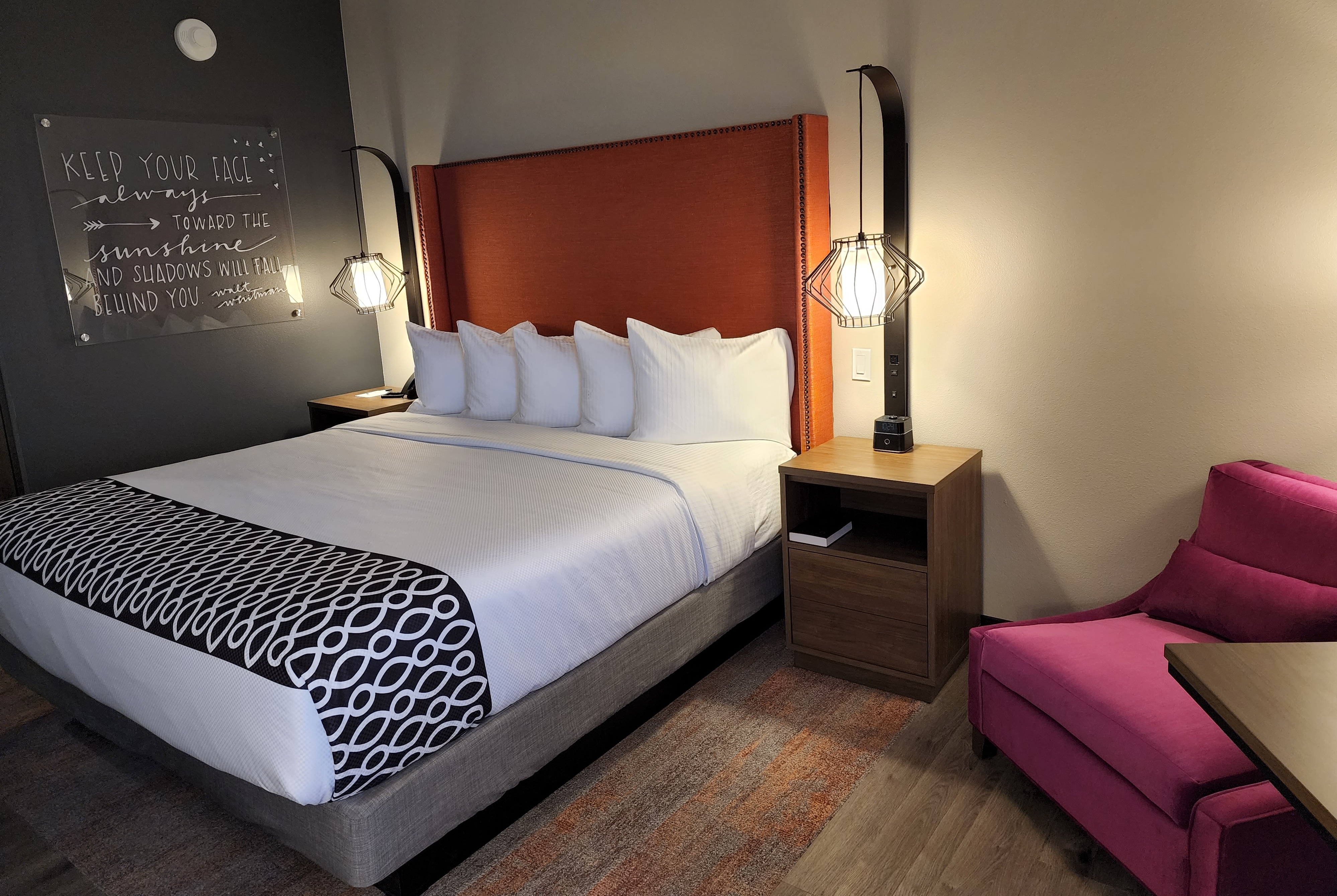 Guest room at the La Quinta Inn & Suites by Wyndham Pflugerville in Pflugerville, Texas