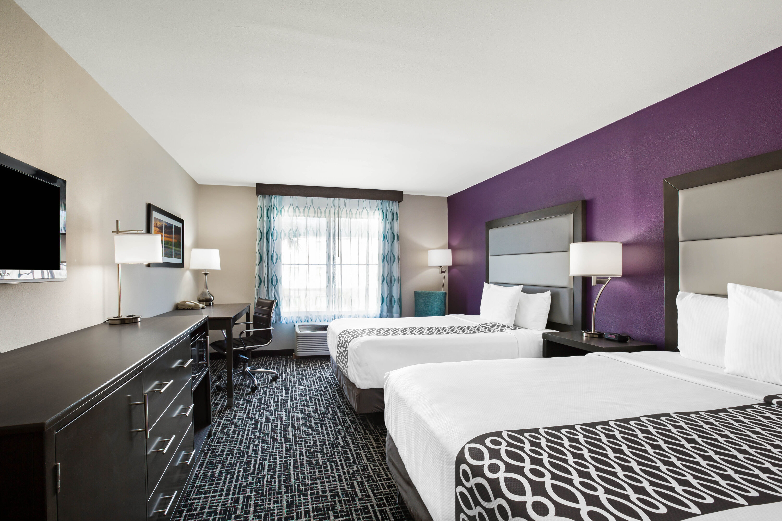 Guest room at the La Quinta Inn & Suites by Wyndham Pharr North McAllen in Pharr, Texas
