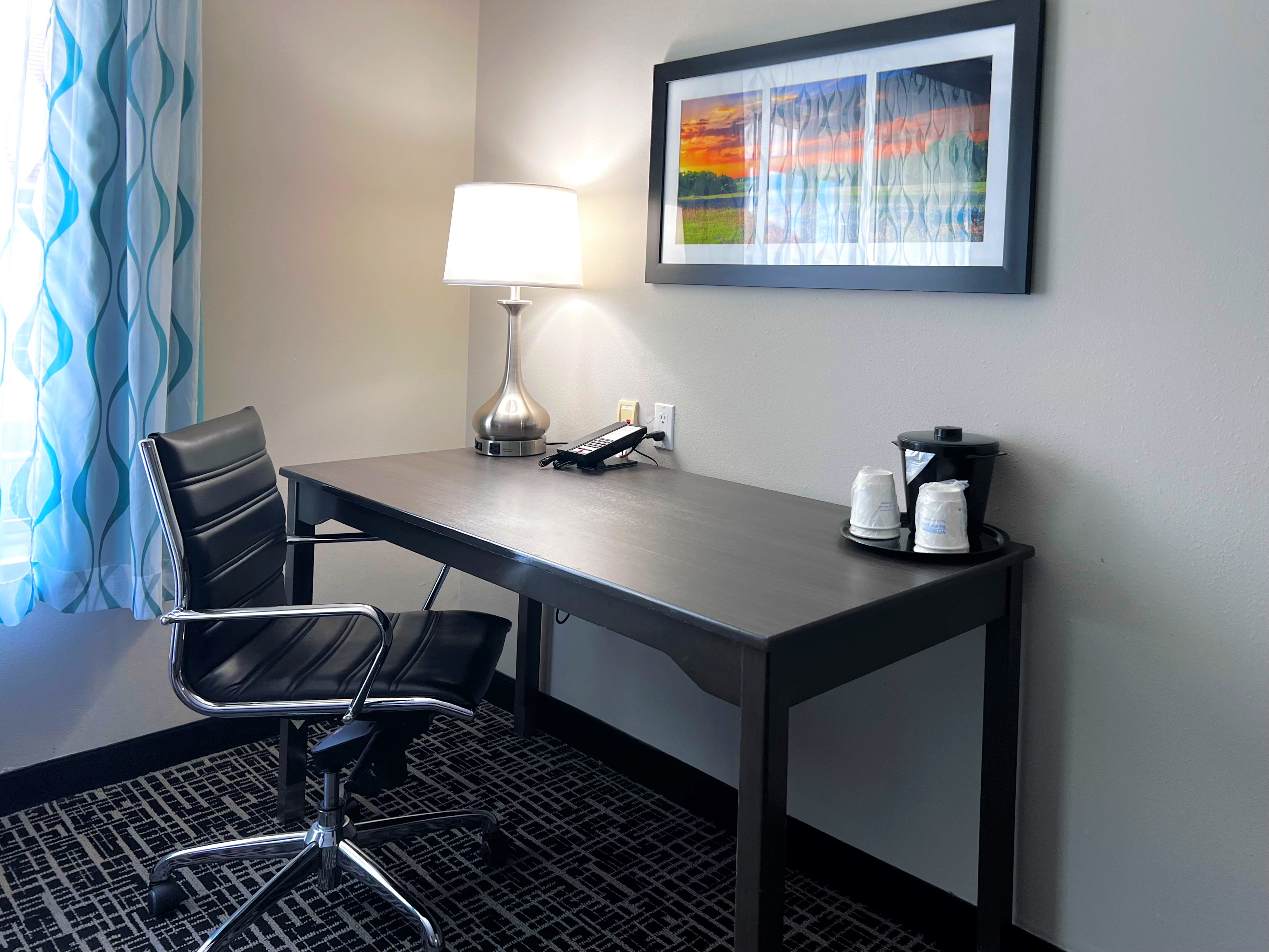 Guest room at the La Quinta Inn & Suites by Wyndham Pharr North McAllen in Pharr, Texas