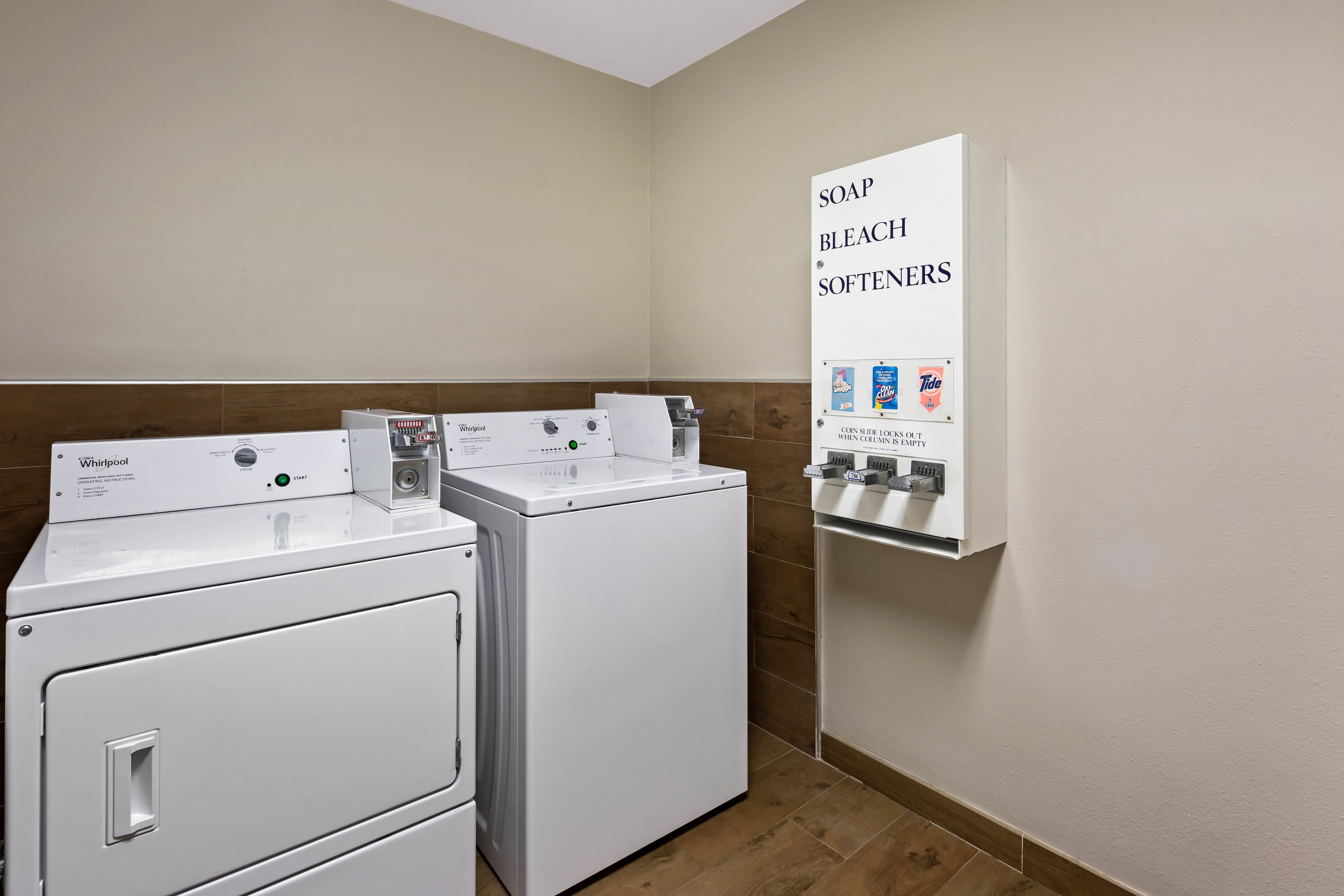 Laundry facilities at La Quinta Inn & Suites by Wyndham Pharr North McAllen in Pharr, Texas