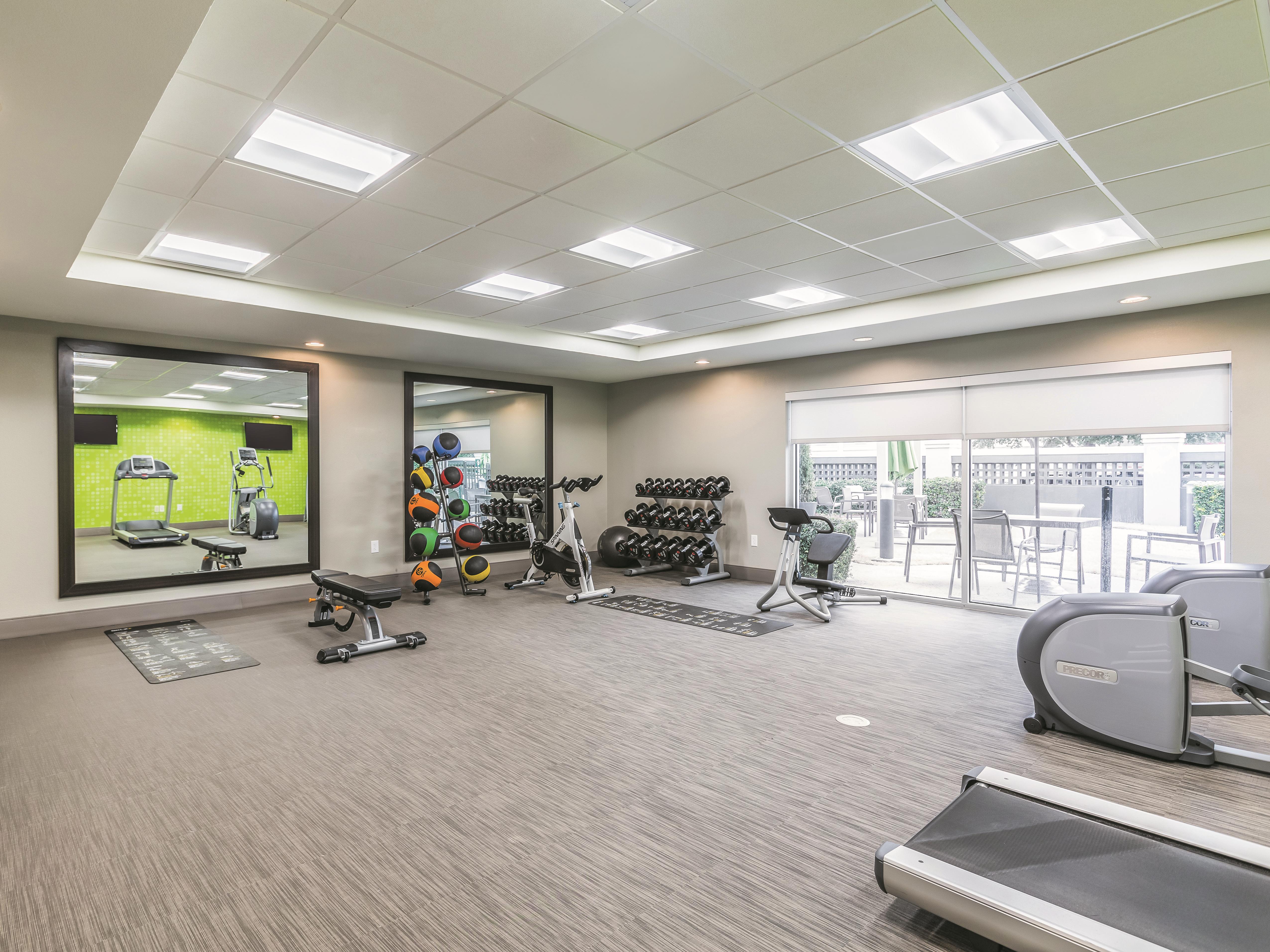 Fitness room at La Quinta Inn & Suites by Wyndham Dallas Plano West in Plano, Texas
