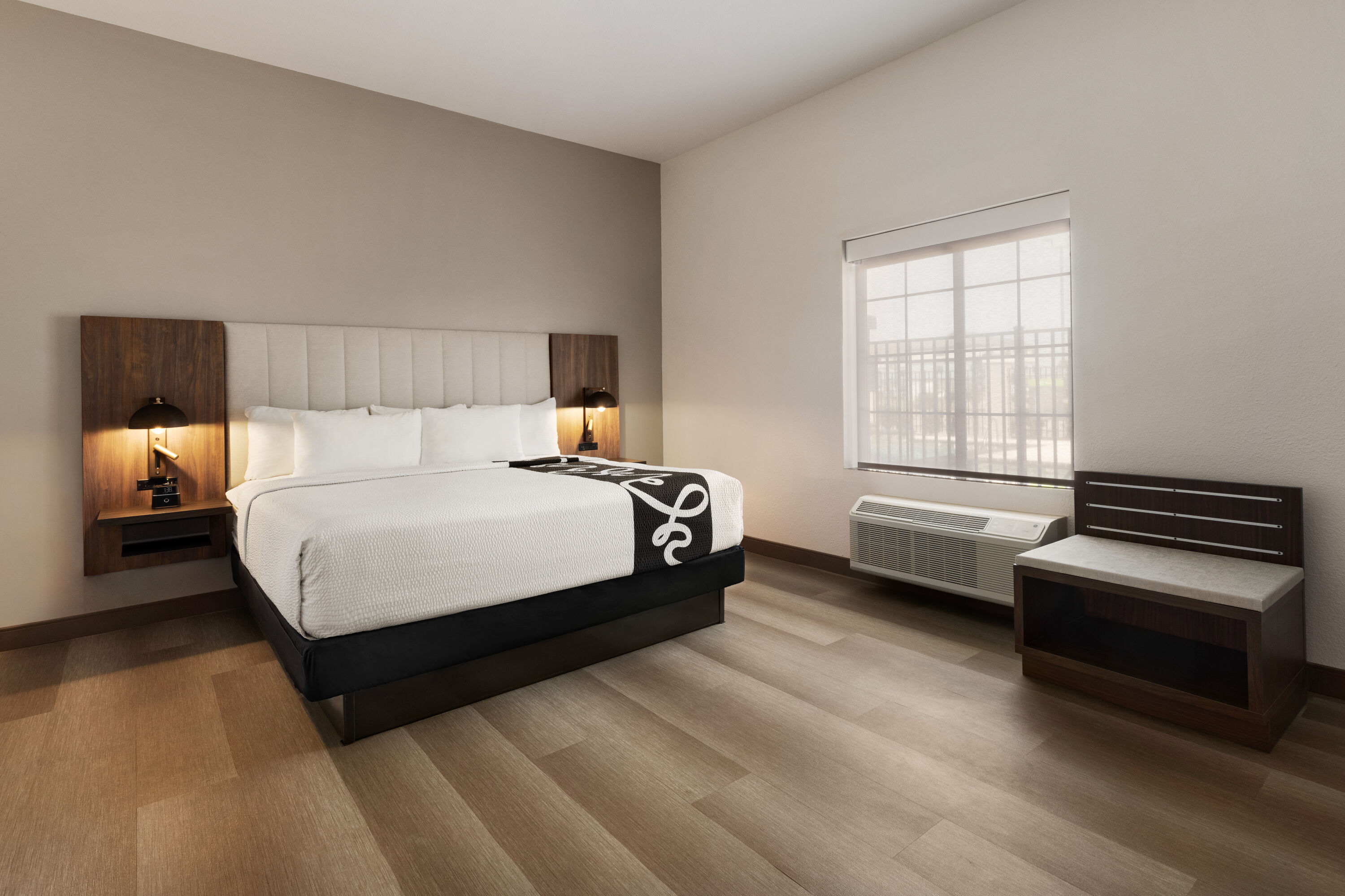 Guest room at the La Quinta Inn & Suites by Wyndham Port Arthur in Port Arthur, Texas