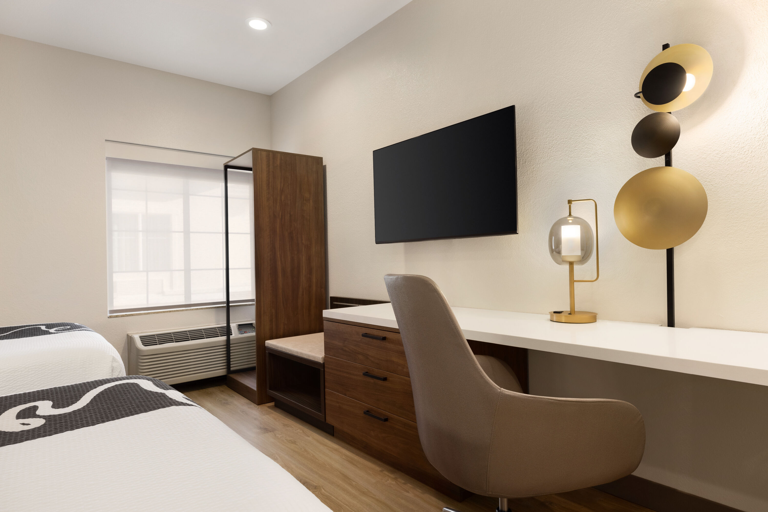 Guest room at the La Quinta Inn & Suites by Wyndham Port Arthur in Port Arthur, Texas