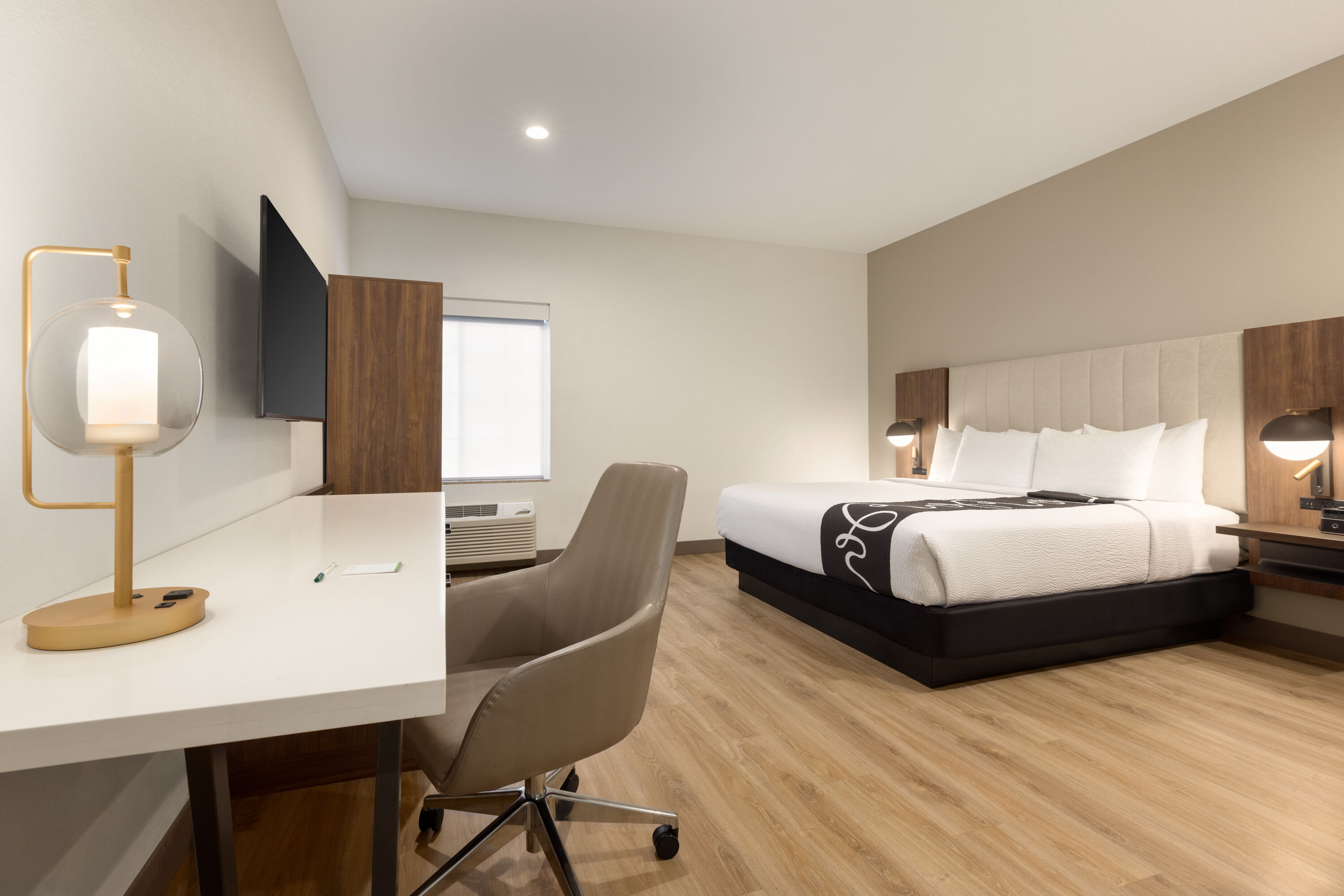 Guest room at the La Quinta Inn & Suites by Wyndham Port Arthur in Port Arthur, Texas