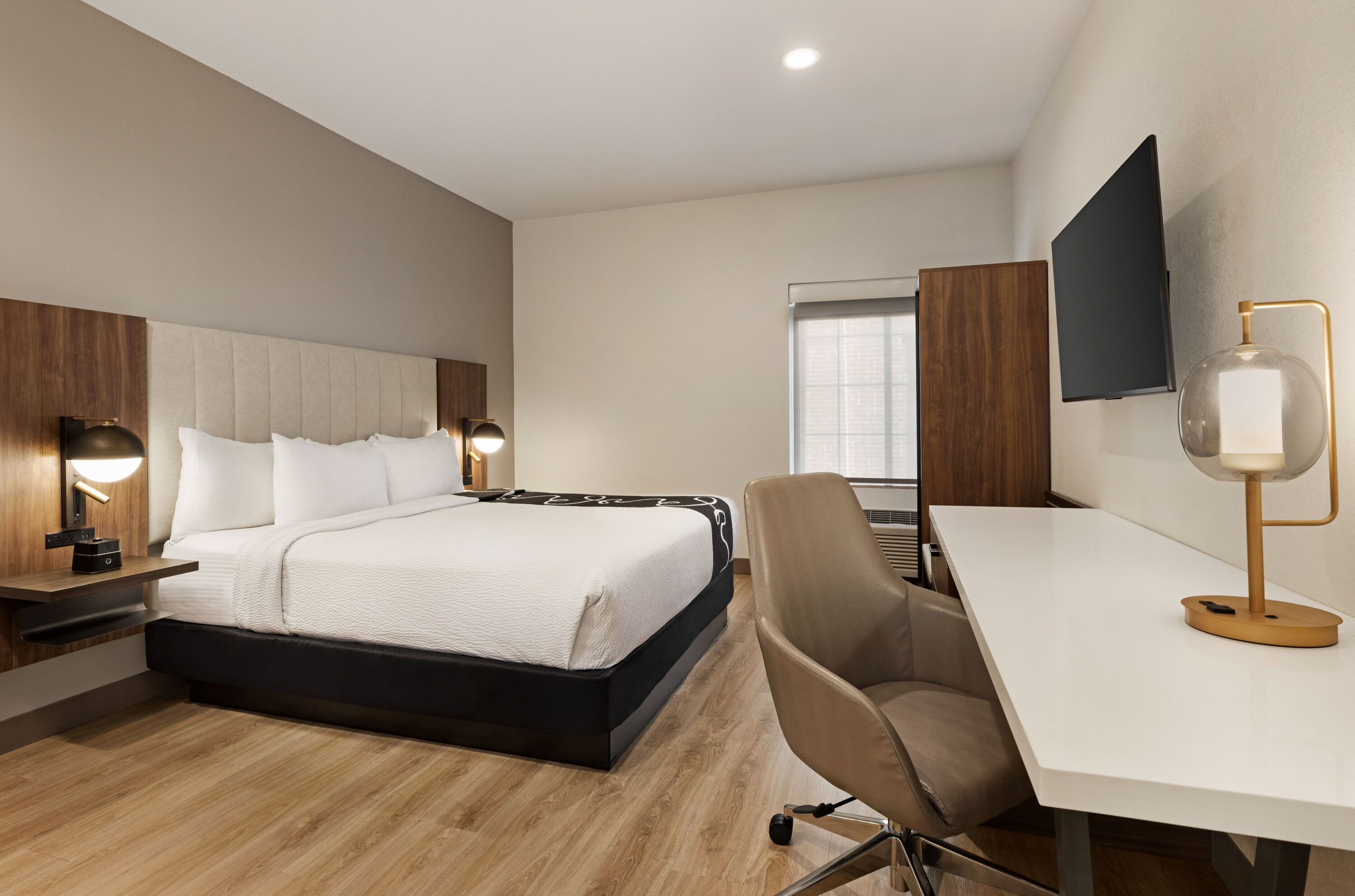 Guest room at the La Quinta Inn & Suites by Wyndham Port Arthur in Port Arthur, Texas