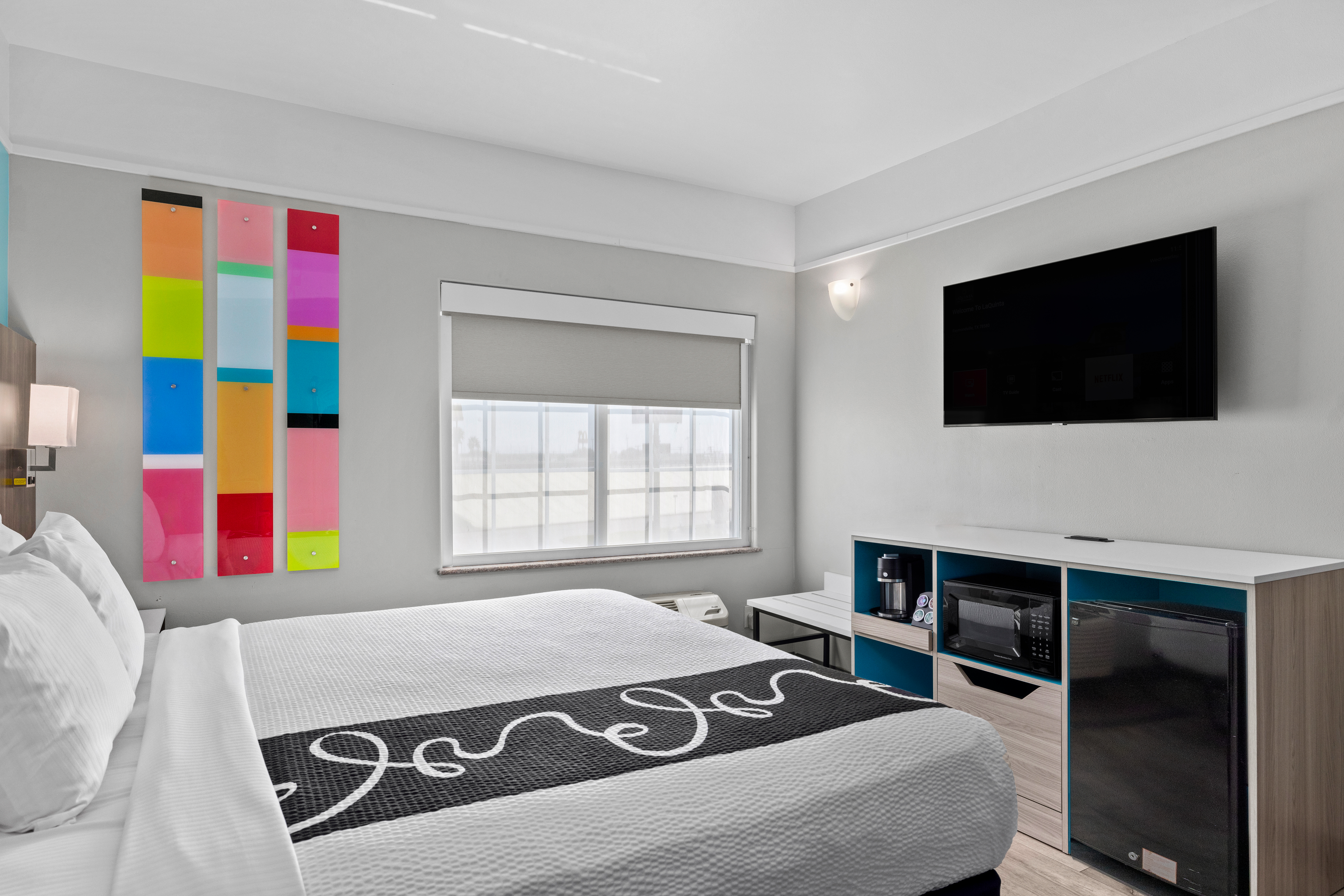 Guest room at the La Quinta Inn & Suites by Wyndham Raymondville in Raymondville, Texas