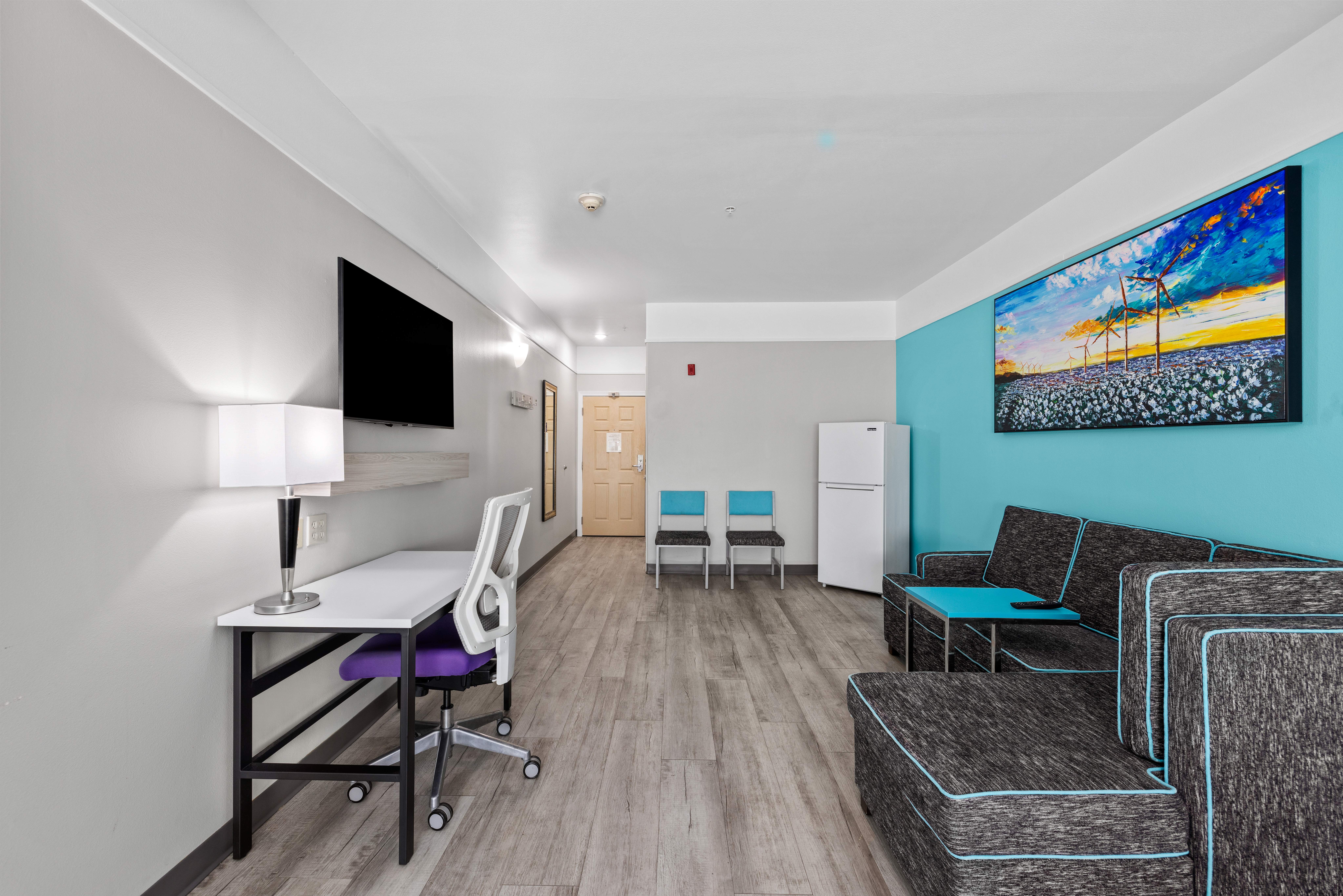 Guest room at the La Quinta Inn & Suites by Wyndham Raymondville in Raymondville, Texas