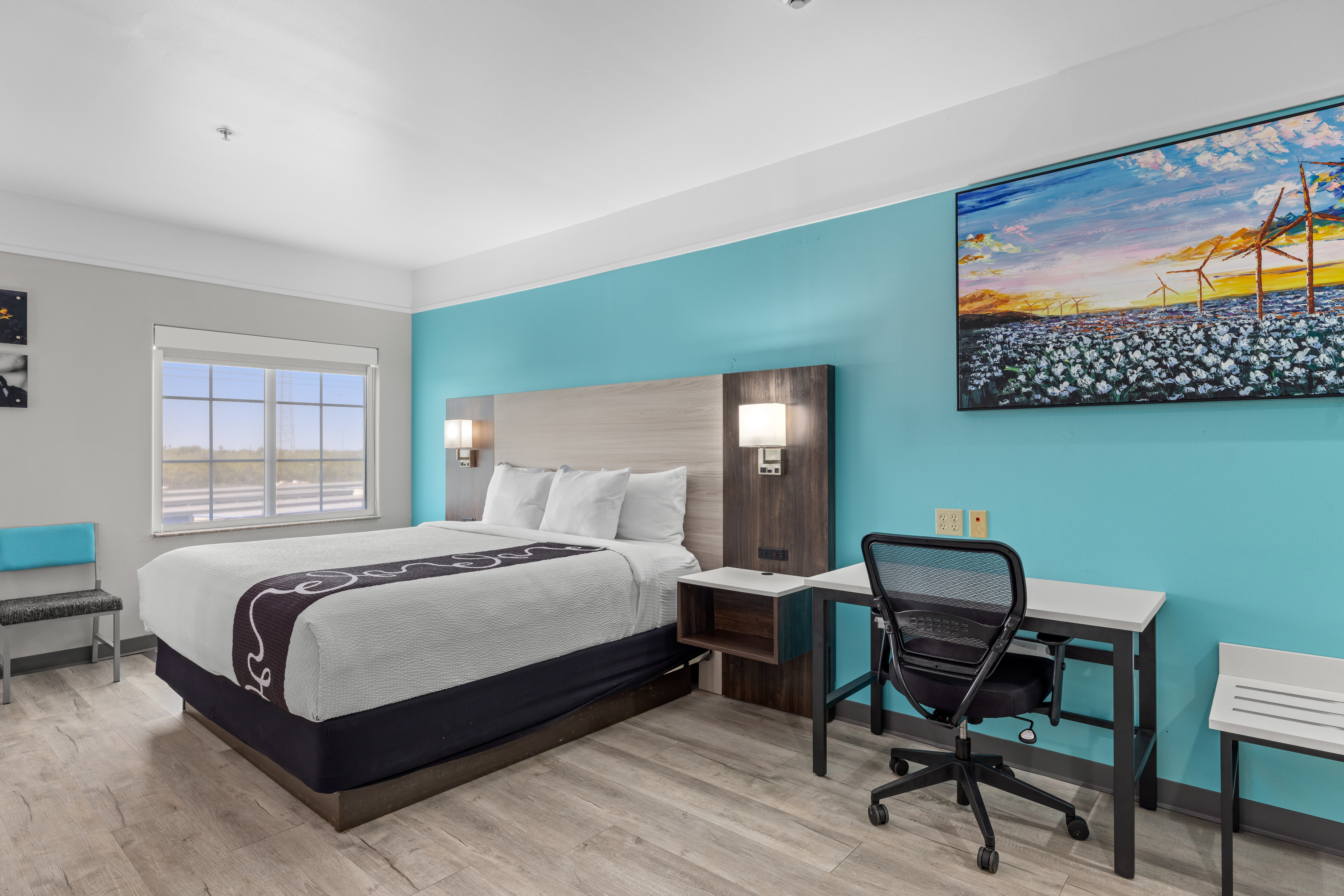 Guest room at the La Quinta Inn & Suites by Wyndham Raymondville in Raymondville, Texas