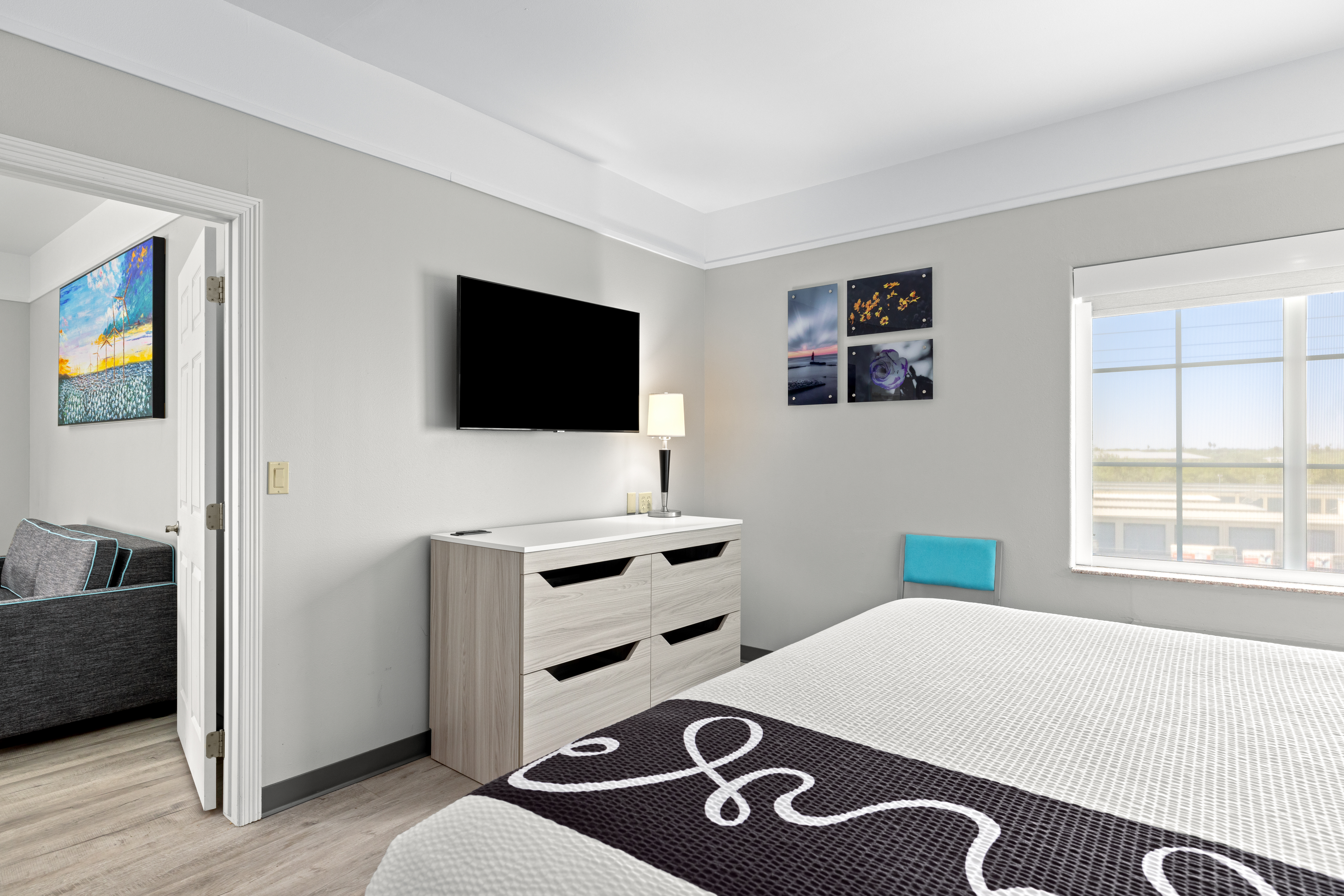 Guest room at the La Quinta Inn & Suites by Wyndham Raymondville in Raymondville, Texas