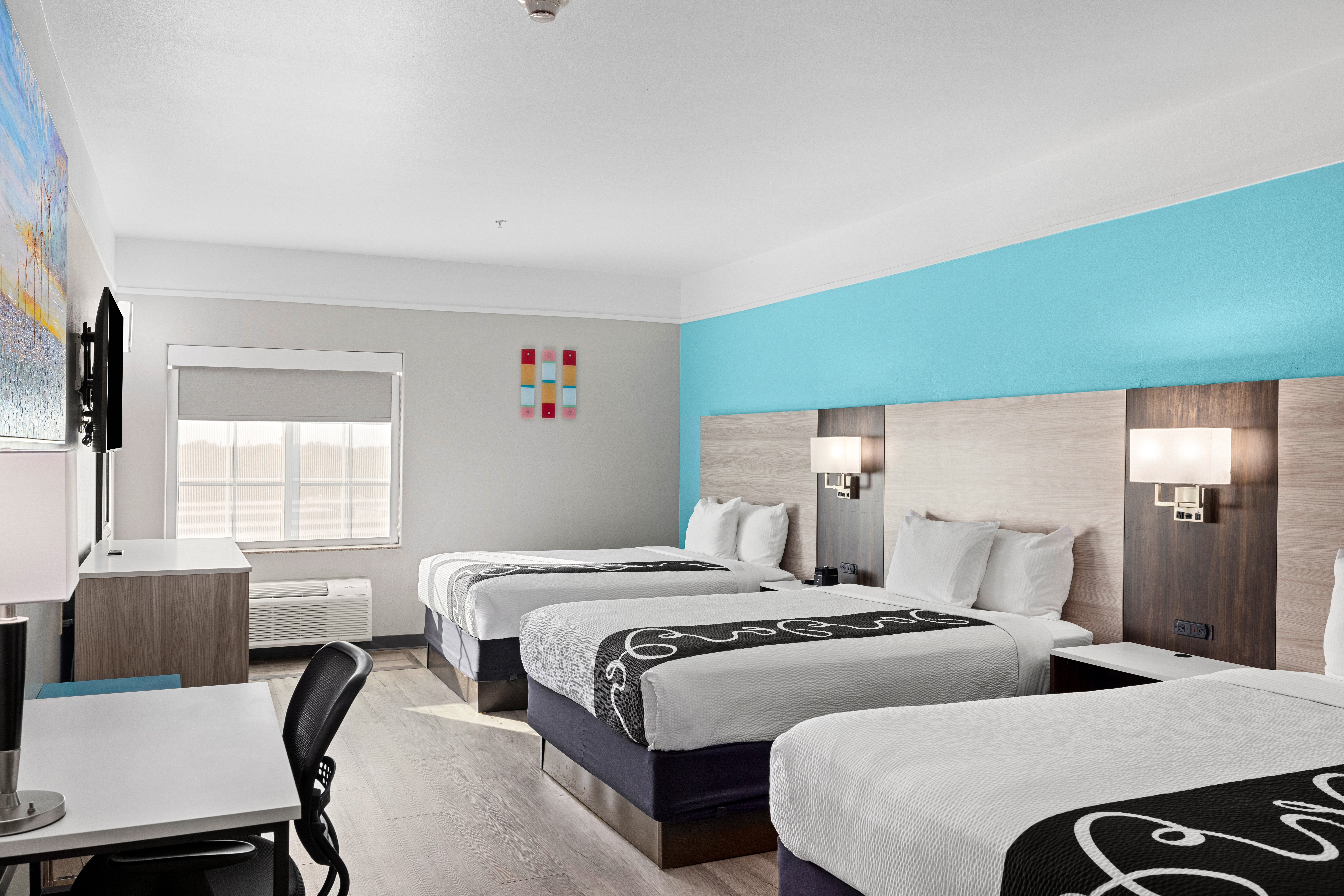 Guest room at the La Quinta Inn & Suites by Wyndham Raymondville in Raymondville, Texas