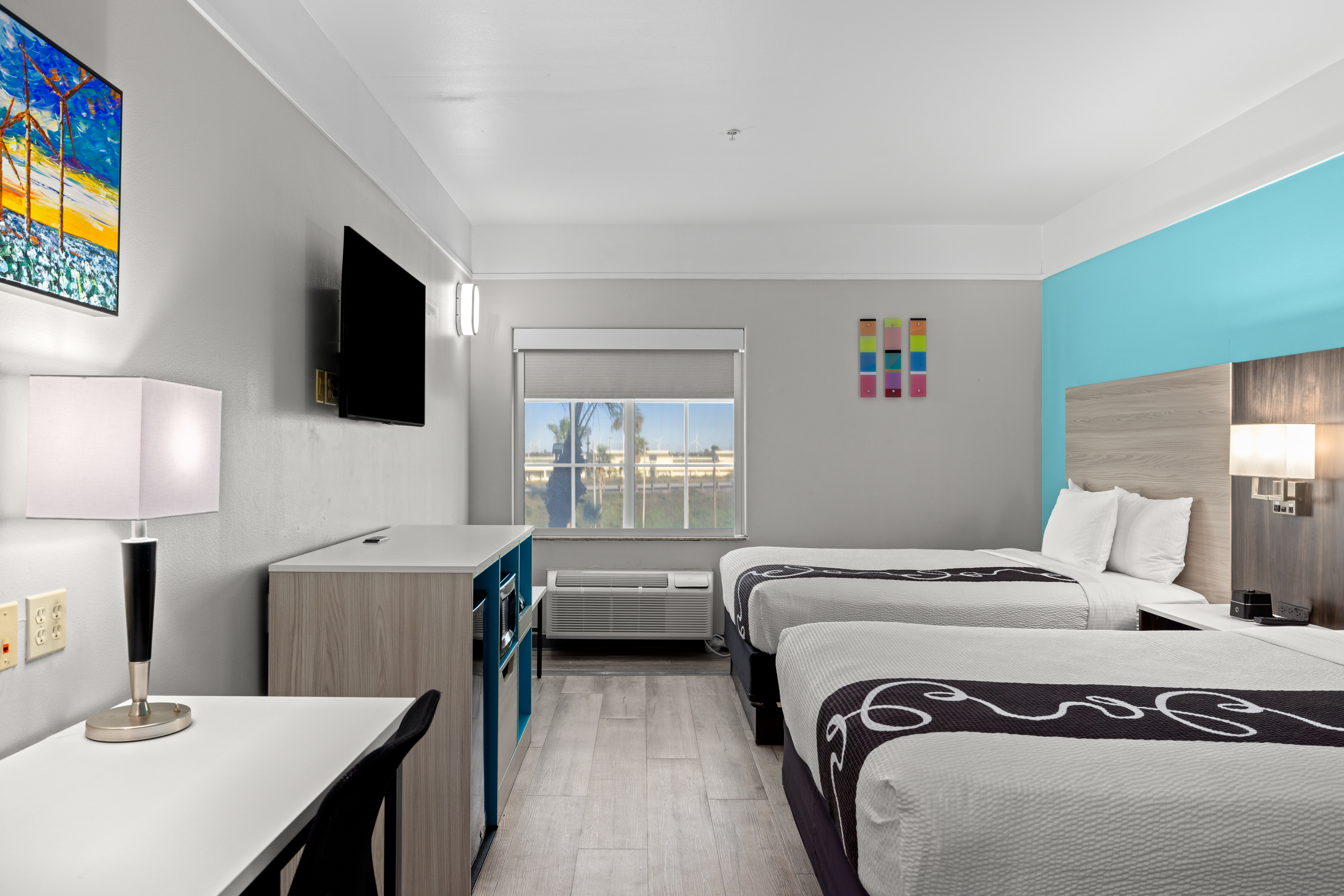 Guest room at the La Quinta Inn & Suites by Wyndham Raymondville in Raymondville, Texas