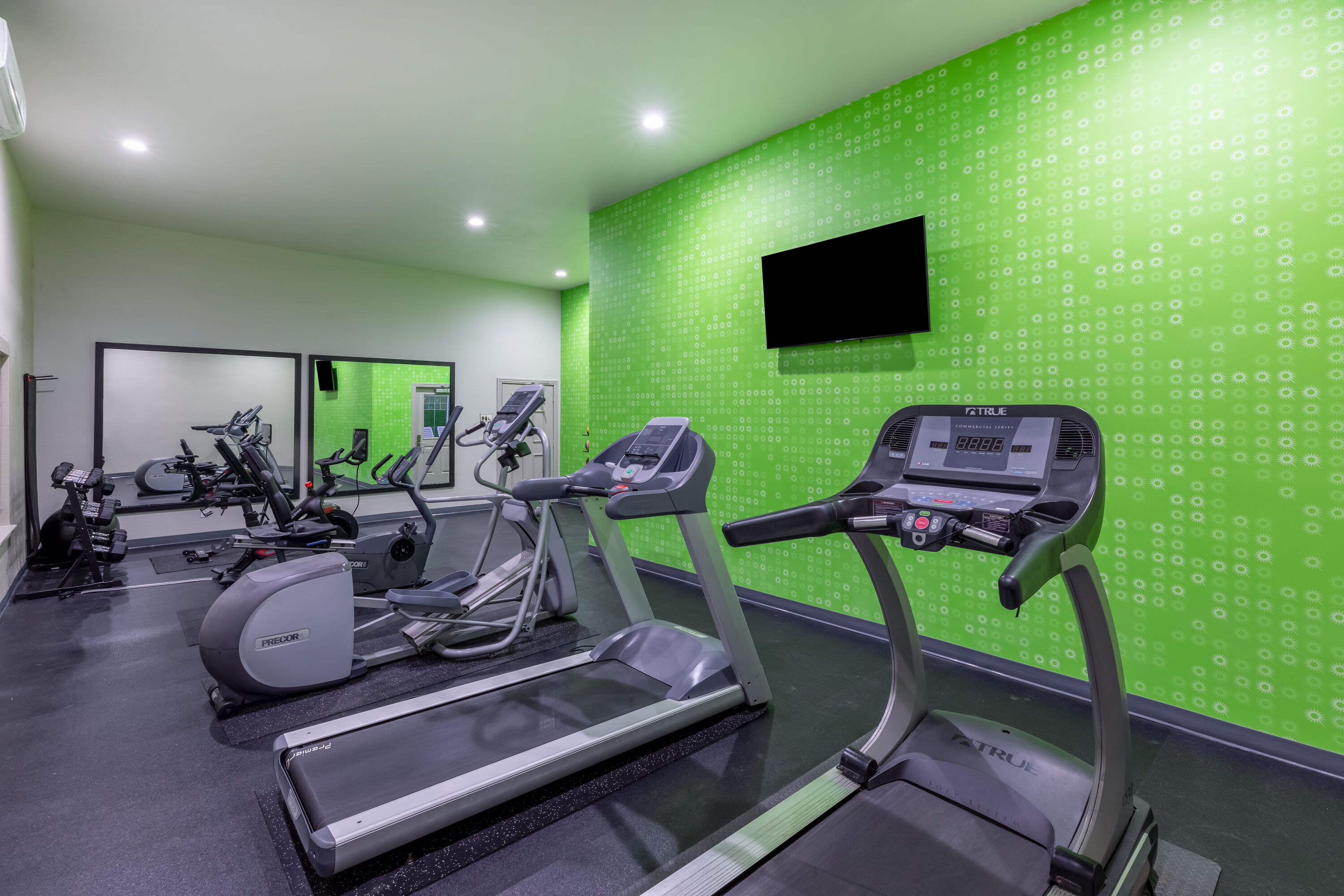 Fitness room at La Quinta Inn & Suites by Wyndham Rockwall in Rockwall, Texas
