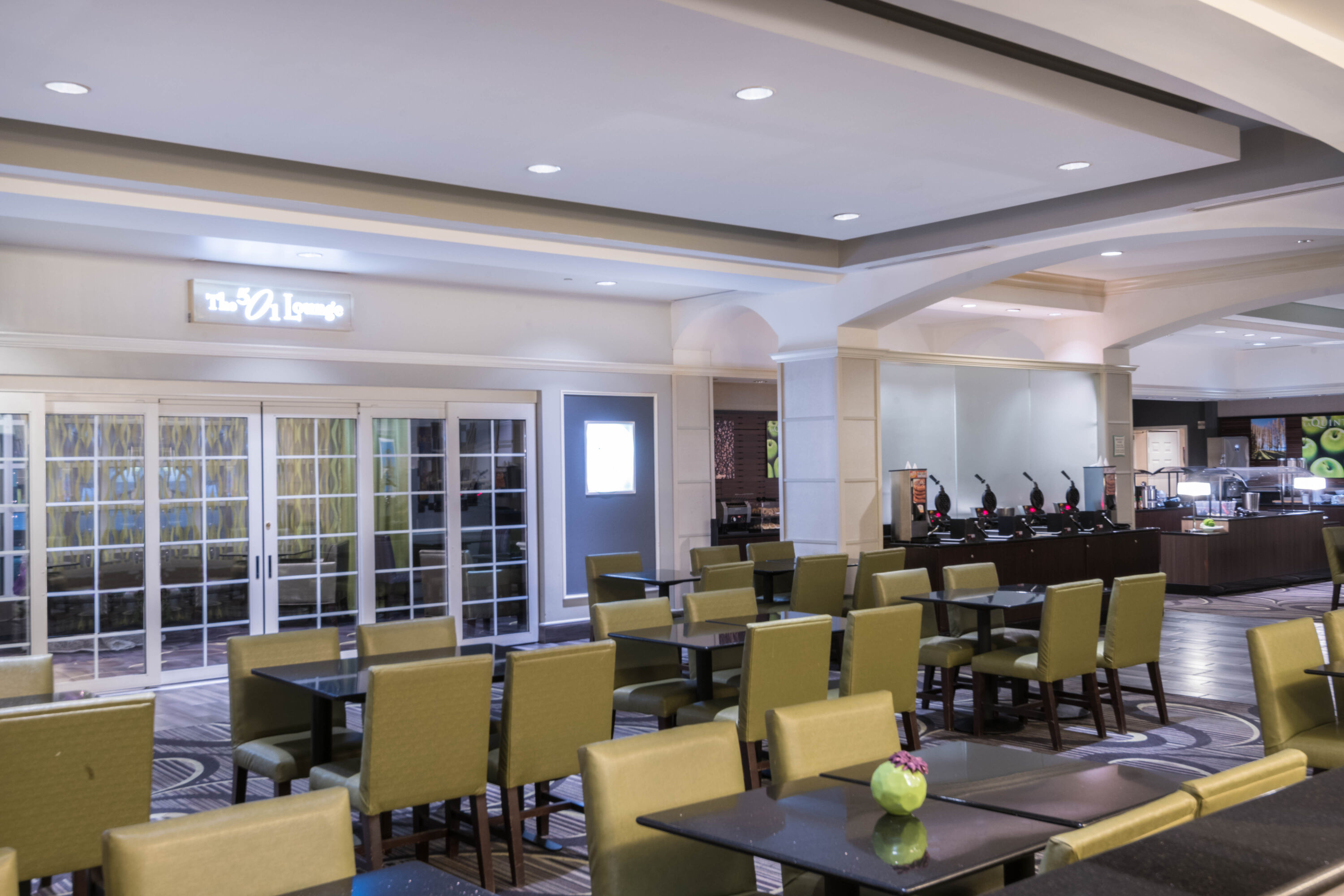 Free breakfast at La Quinta Inn & Suites by Wyndham San Antonio Riverwalk in San Antonio, Texas