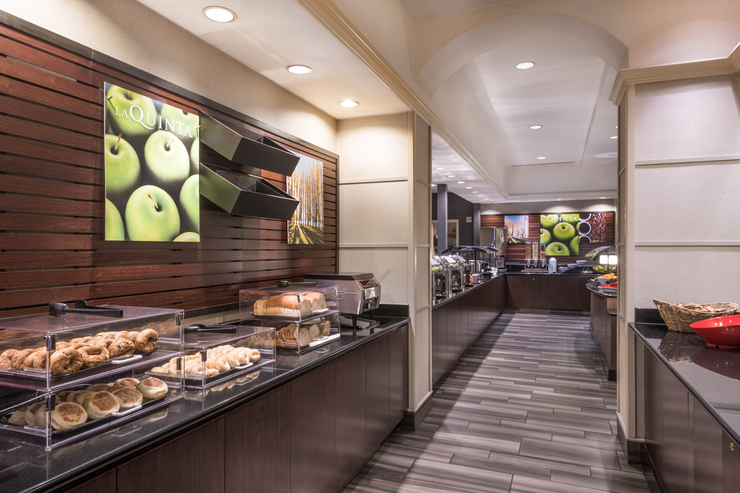 Free breakfast at La Quinta Inn & Suites by Wyndham San Antonio Riverwalk in San Antonio, Texas