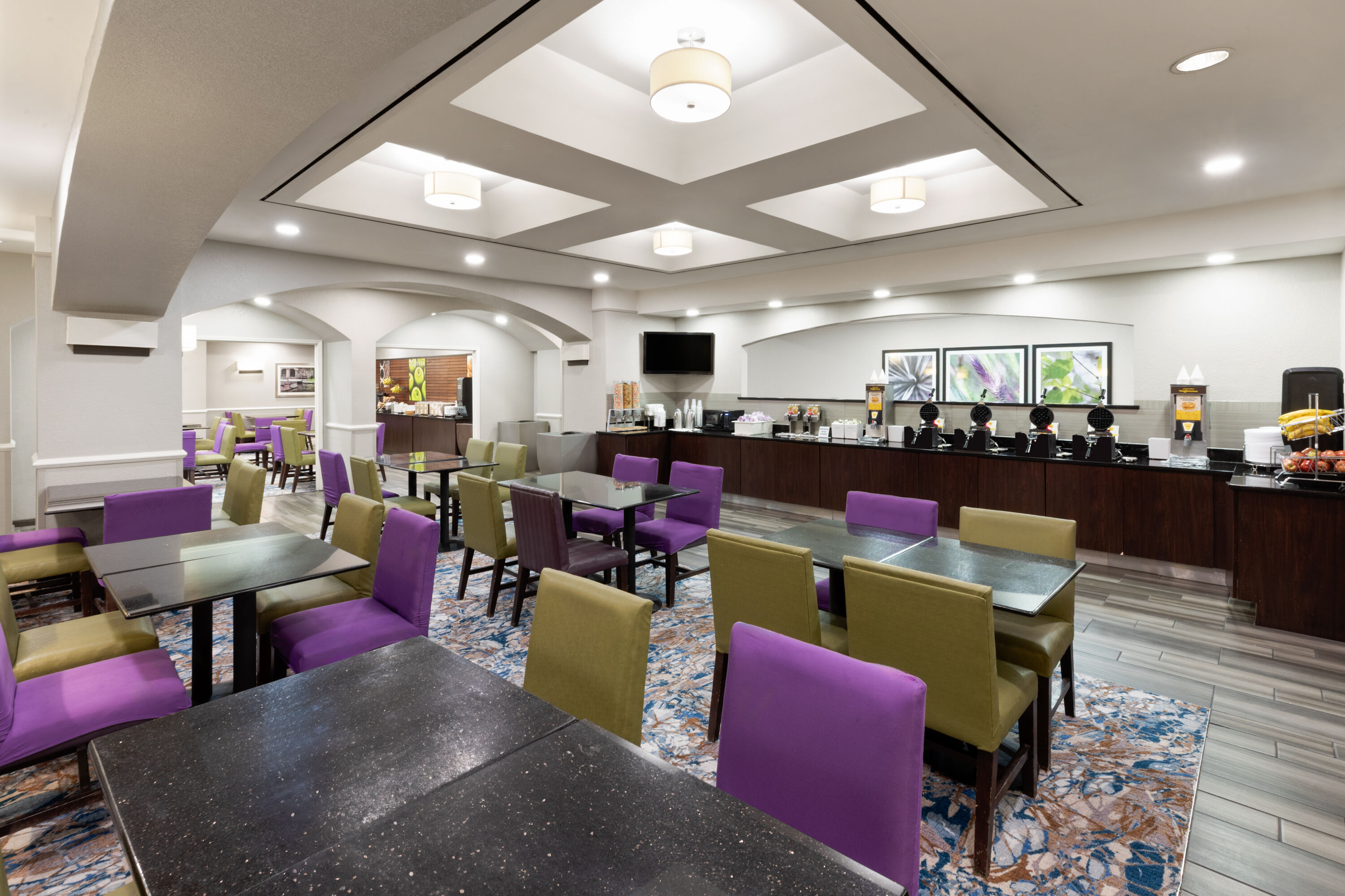 Free breakfast at La Quinta Inn & Suites by Wyndham San Antonio Airport in San Antonio, Texas