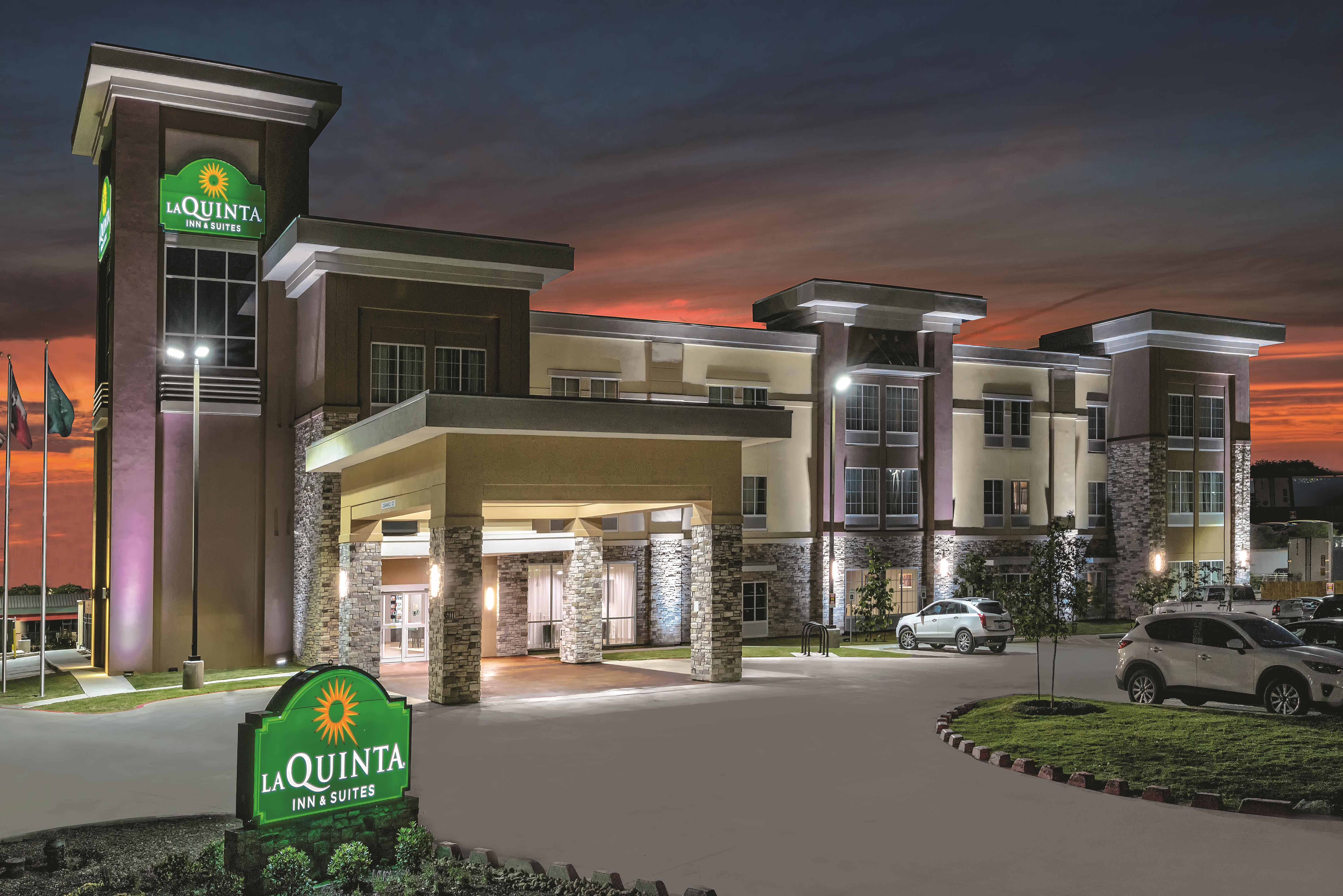 Exterior of La Quinta by Wyndham San Antonio by Frost Bank Center hotel in San Antonio, Texas