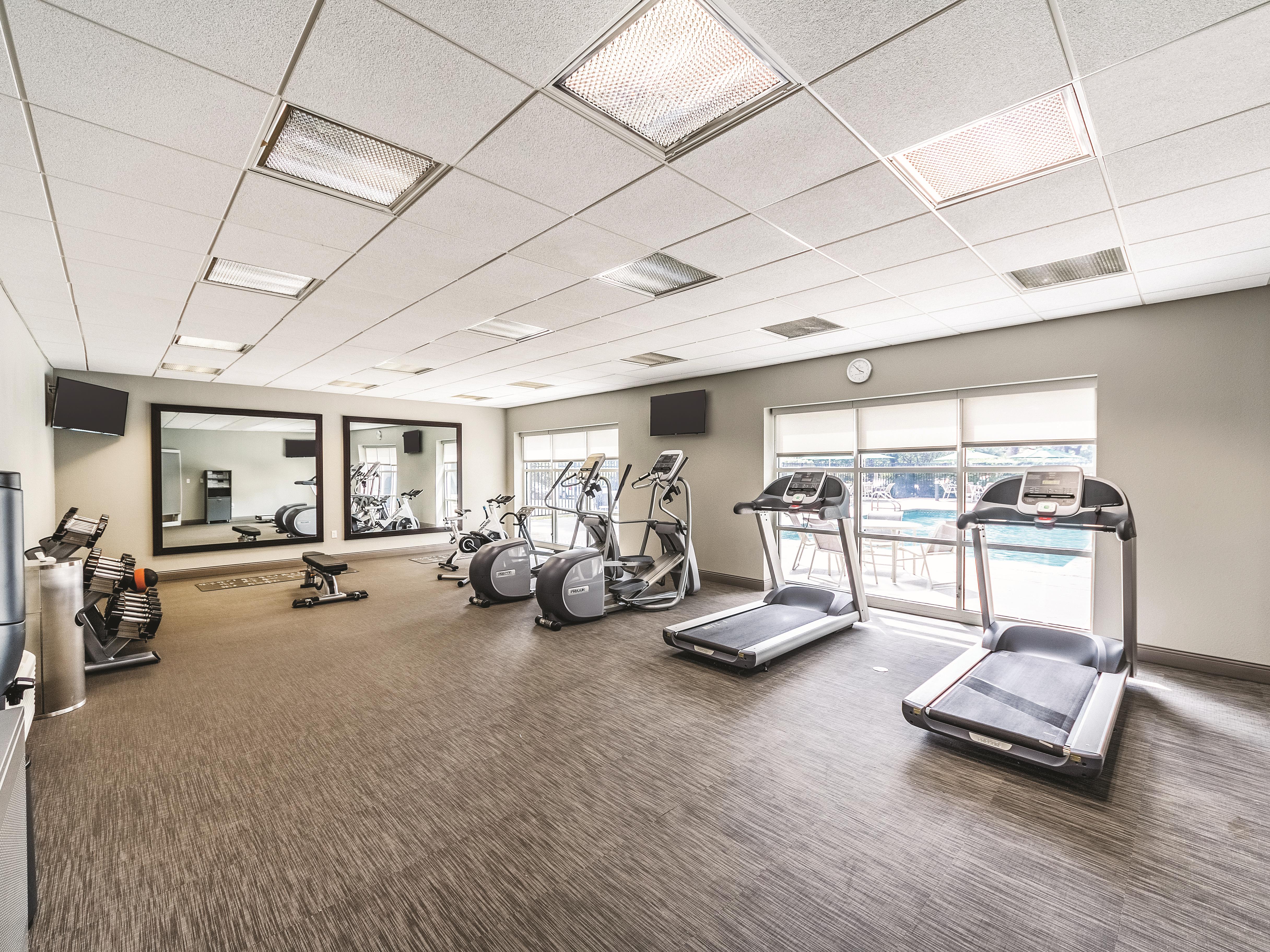 Fitness room at La Quinta Inn & Suites by Wyndham San Antonio Downtown in San Antonio, Texas