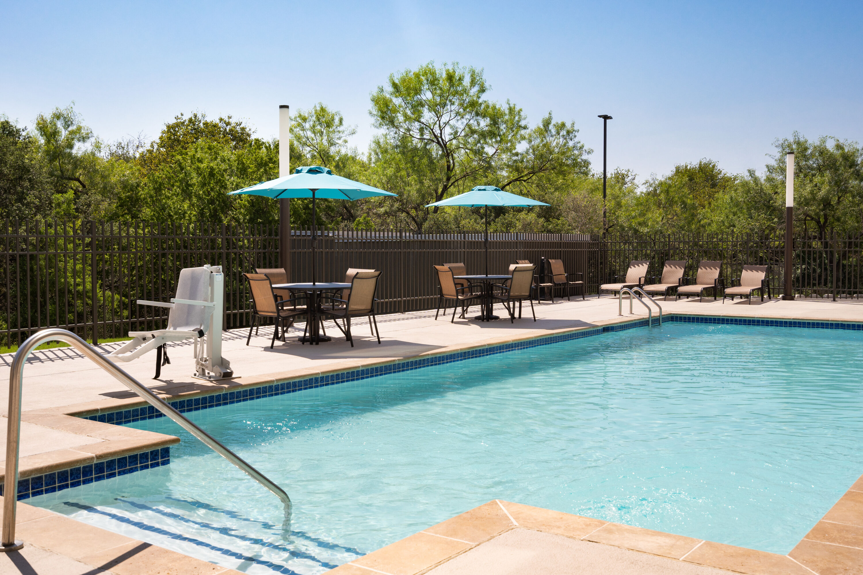 Family pool at the La Quinta Inn & Suites by Wyndham San Antonio Seaworld/LAFB in San Antonio, Texas