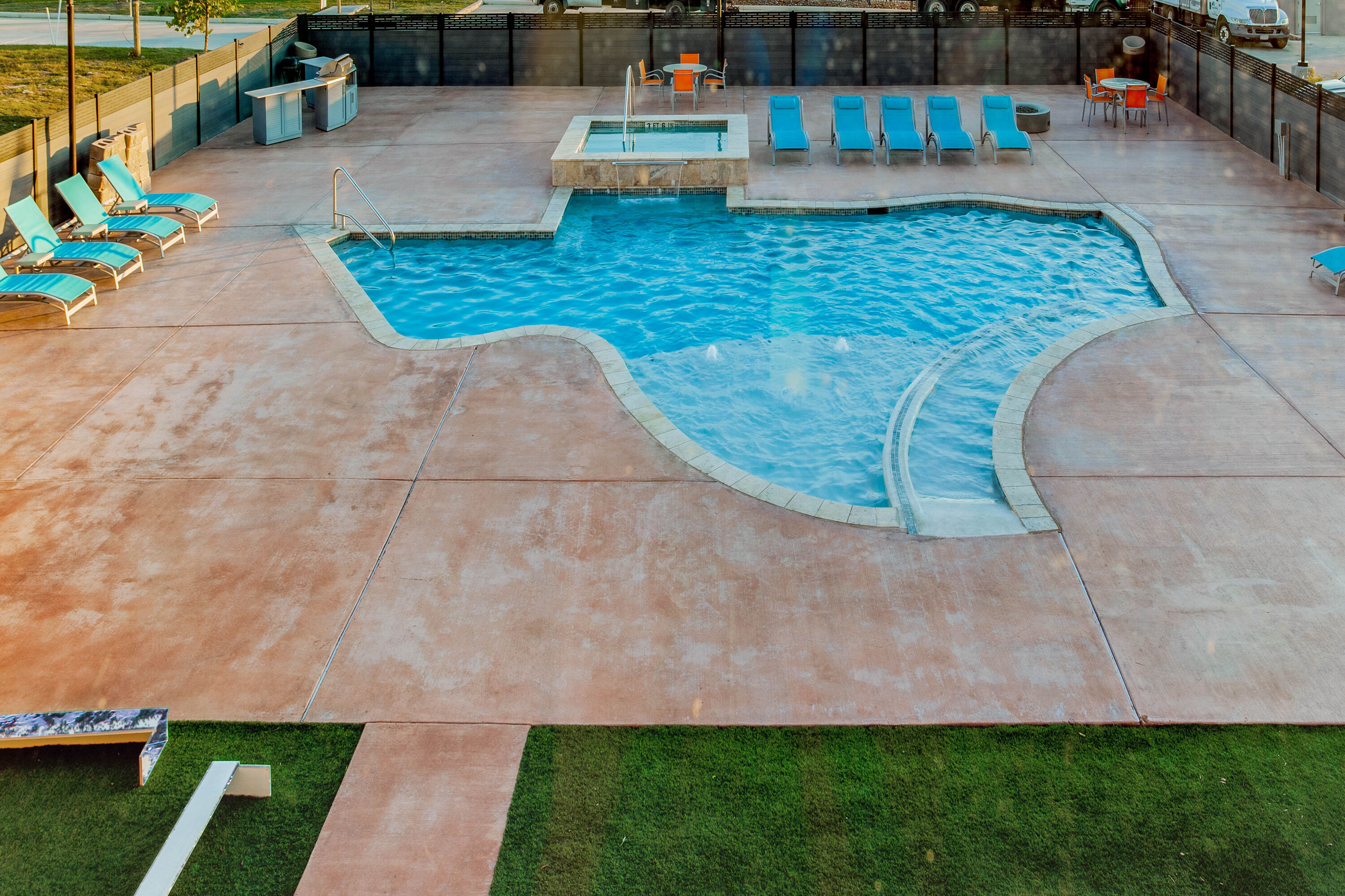 Pool at the La Quinta Inn & Suites by Wyndham San Antonio Alamo City in San Antonio, Texas