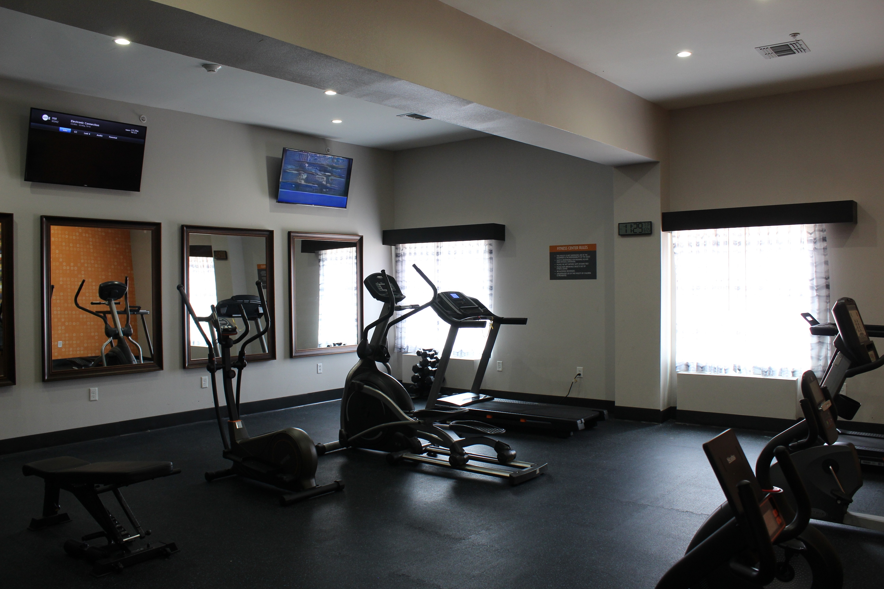 Fitness room at La Quinta Inn & Suites by Wyndham Schertz in Schertz, Texas