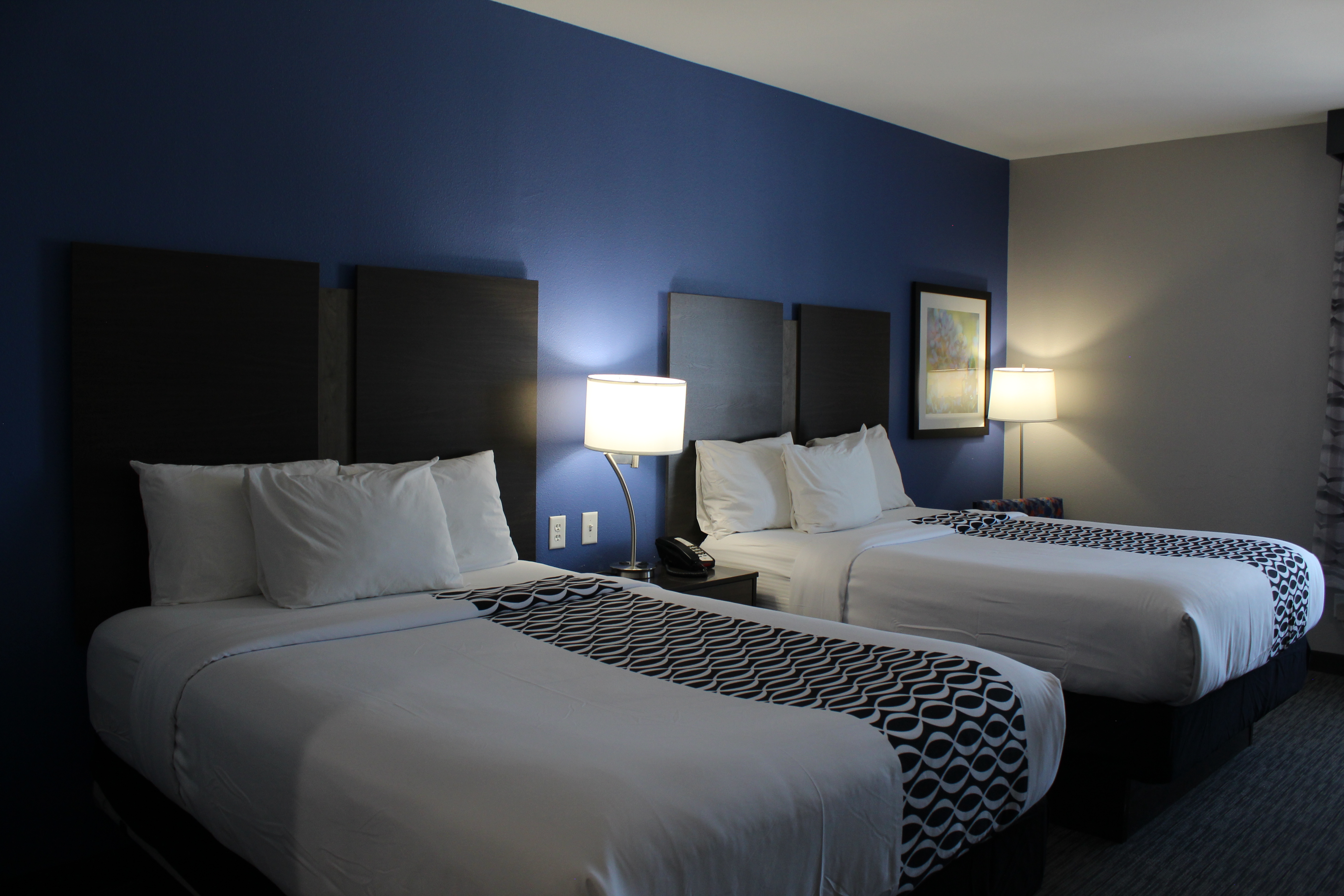 Guest room at the La Quinta Inn & Suites by Wyndham Schertz in Schertz, Texas