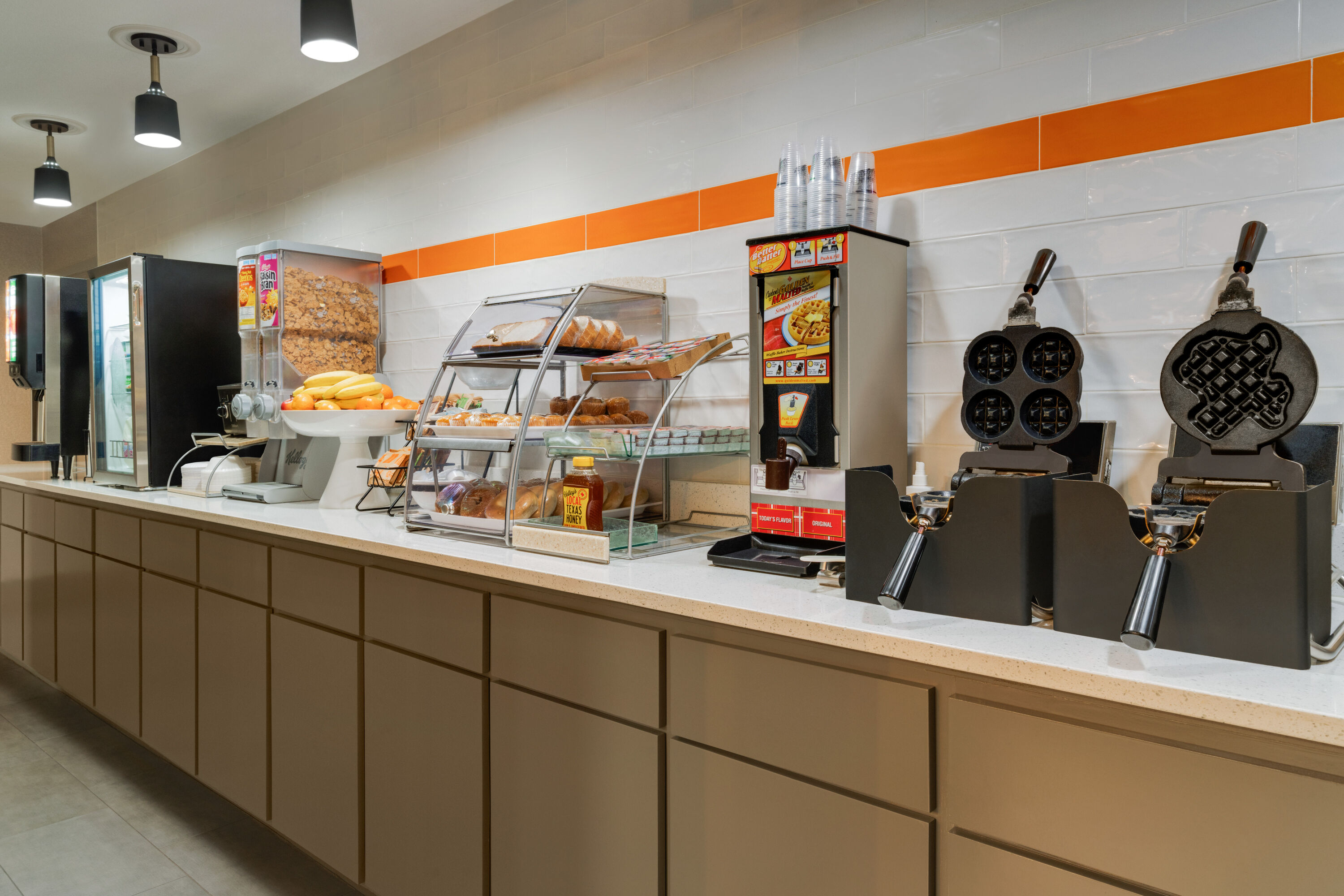 Free breakfast at La Quinta Inn & Suites by Wyndham Stephenville in Stephenville, Texas