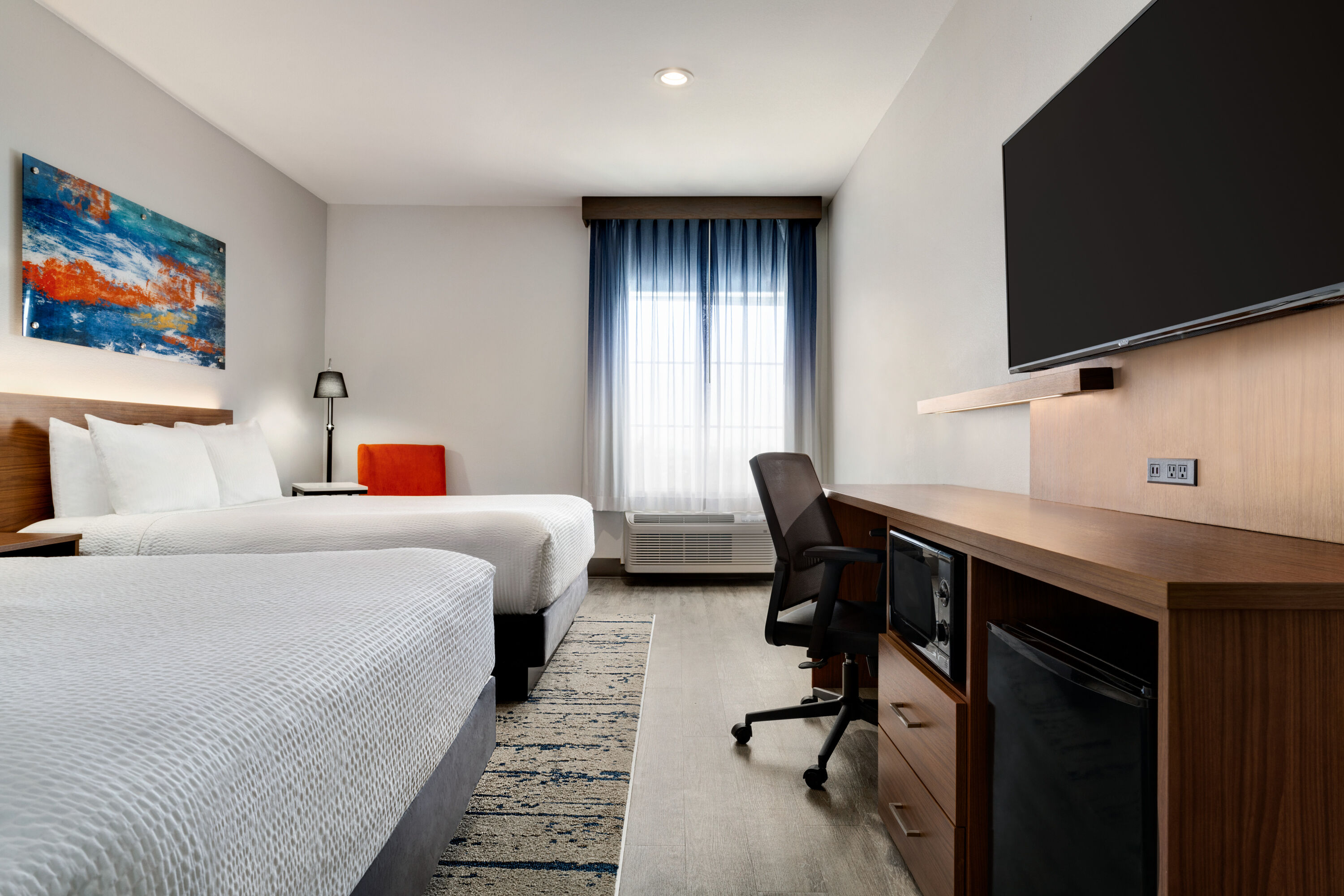 Guest room at the La Quinta Inn & Suites by Wyndham Stephenville in Stephenville, Texas