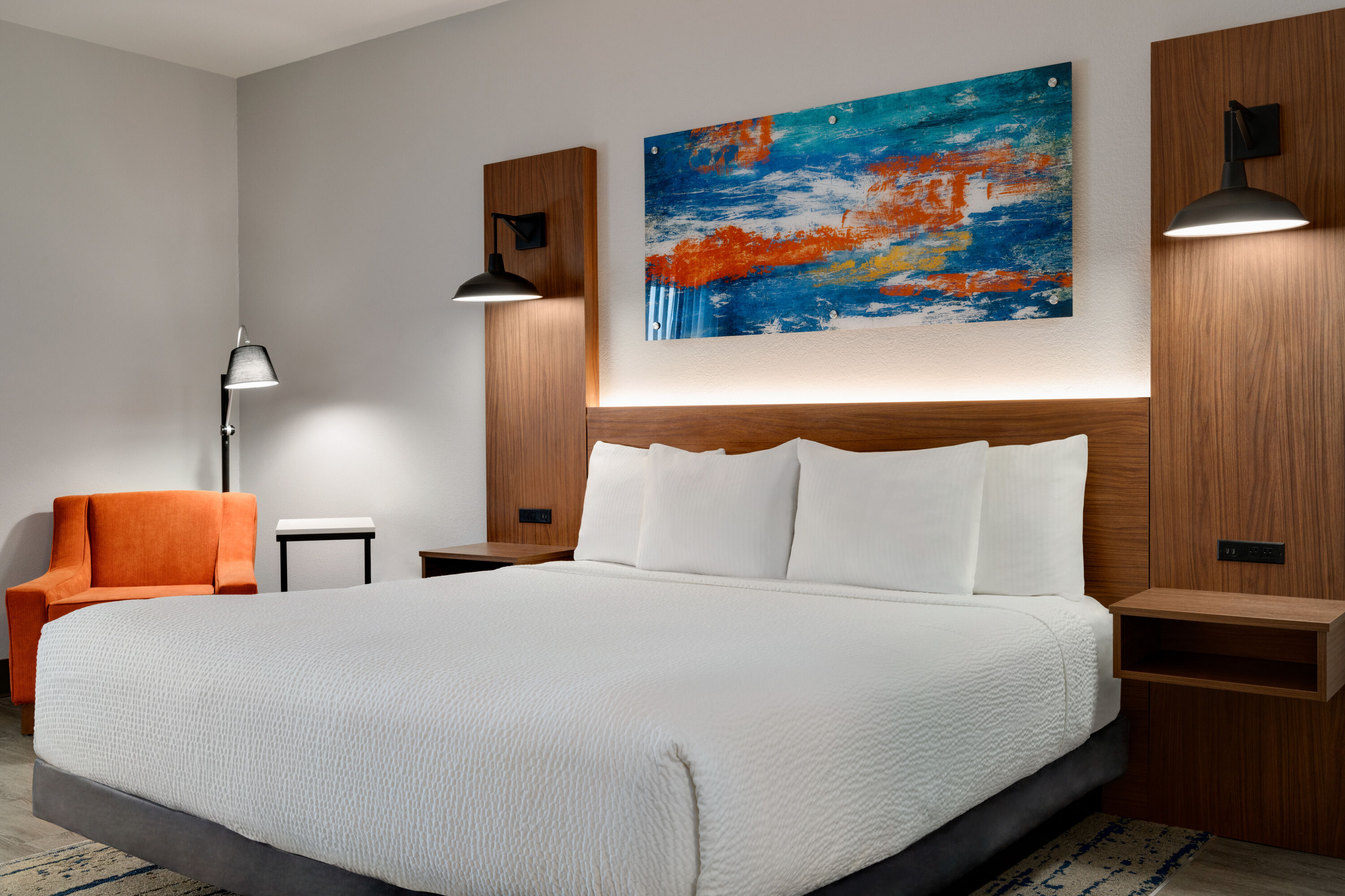 Guest room at the La Quinta Inn & Suites by Wyndham Stephenville in Stephenville, Texas