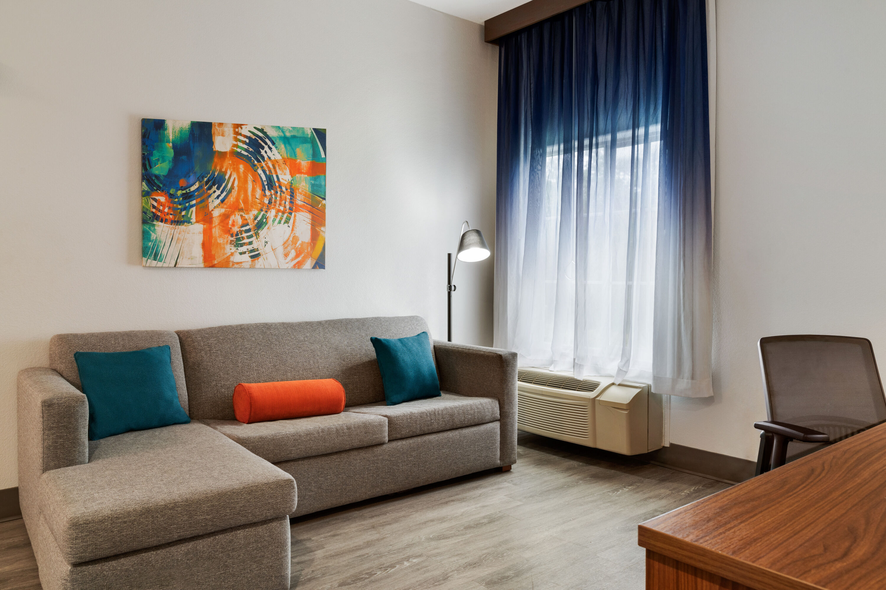 Guest room at the La Quinta Inn & Suites by Wyndham Stephenville in Stephenville, Texas