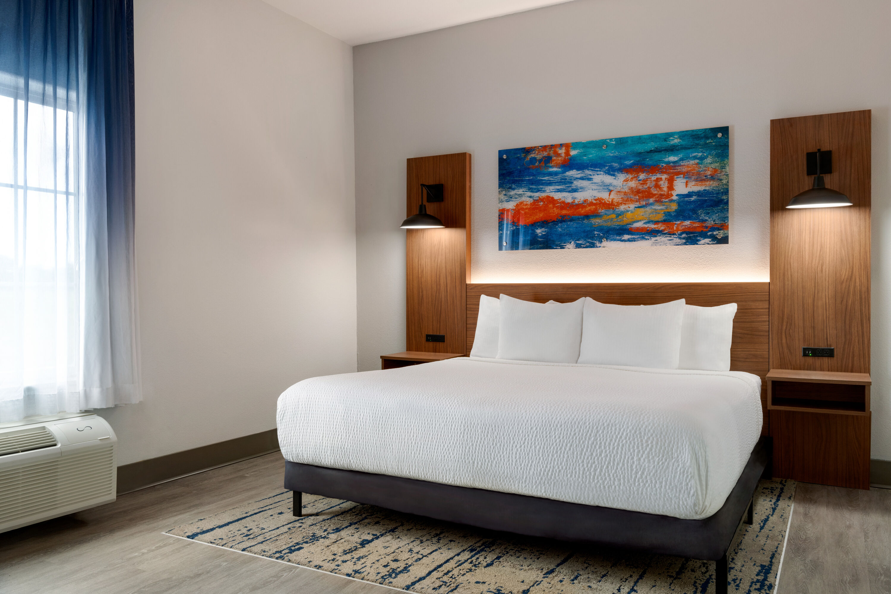 Guest room at the La Quinta Inn & Suites by Wyndham Stephenville in Stephenville, Texas