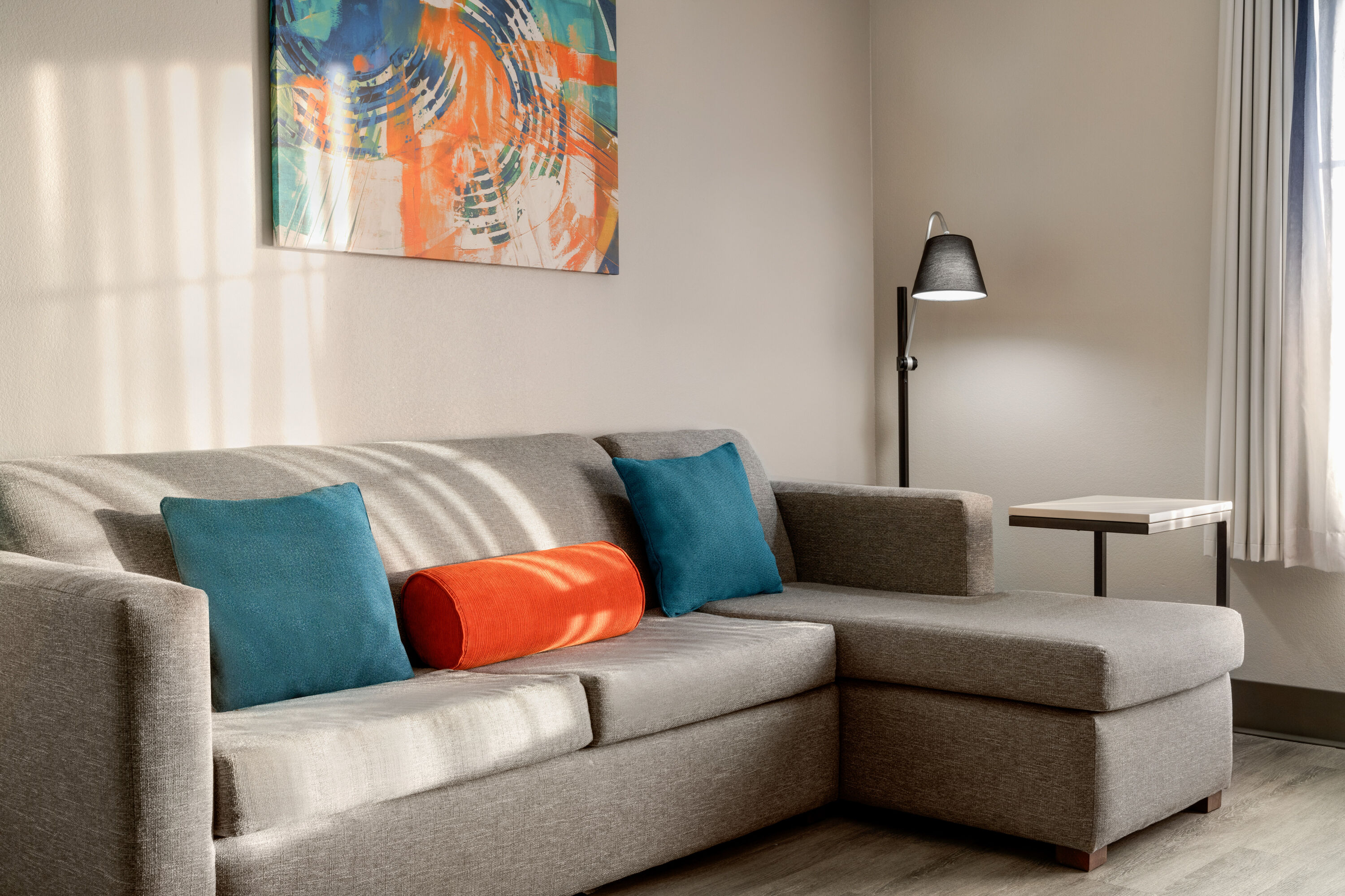 Guest room at the La Quinta Inn & Suites by Wyndham Stephenville in Stephenville, Texas